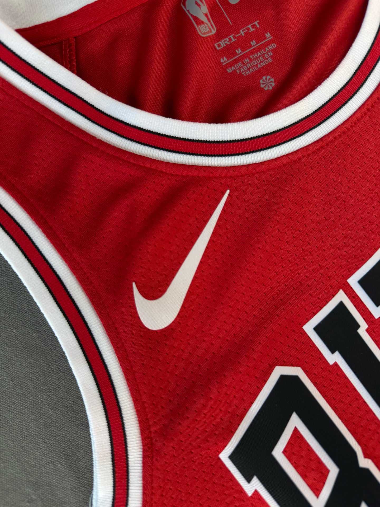 HAERIN 15 Red Chicago Bulls Heat Pressed Edition NBA Jersey