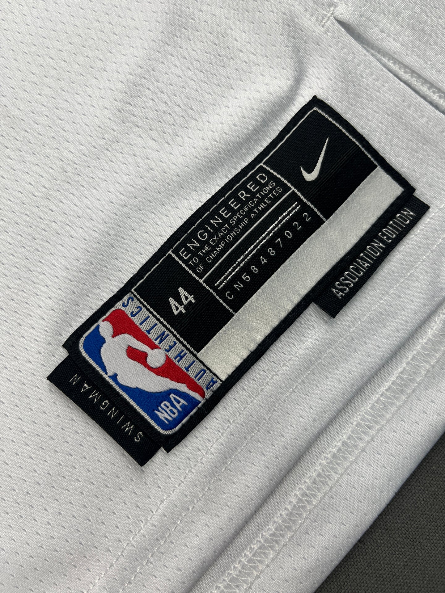 DANIELLE 07 White Chicago Bulls Heat Pressed Edition NBA Jersey