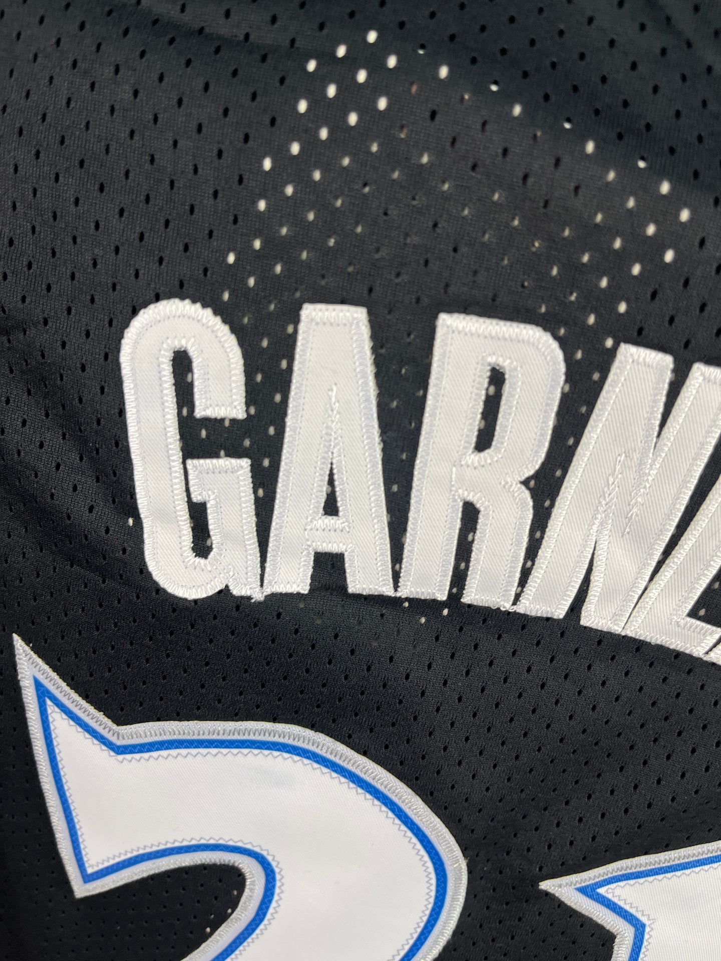 Garnett 21 Timberwolves Black NBA Jersey