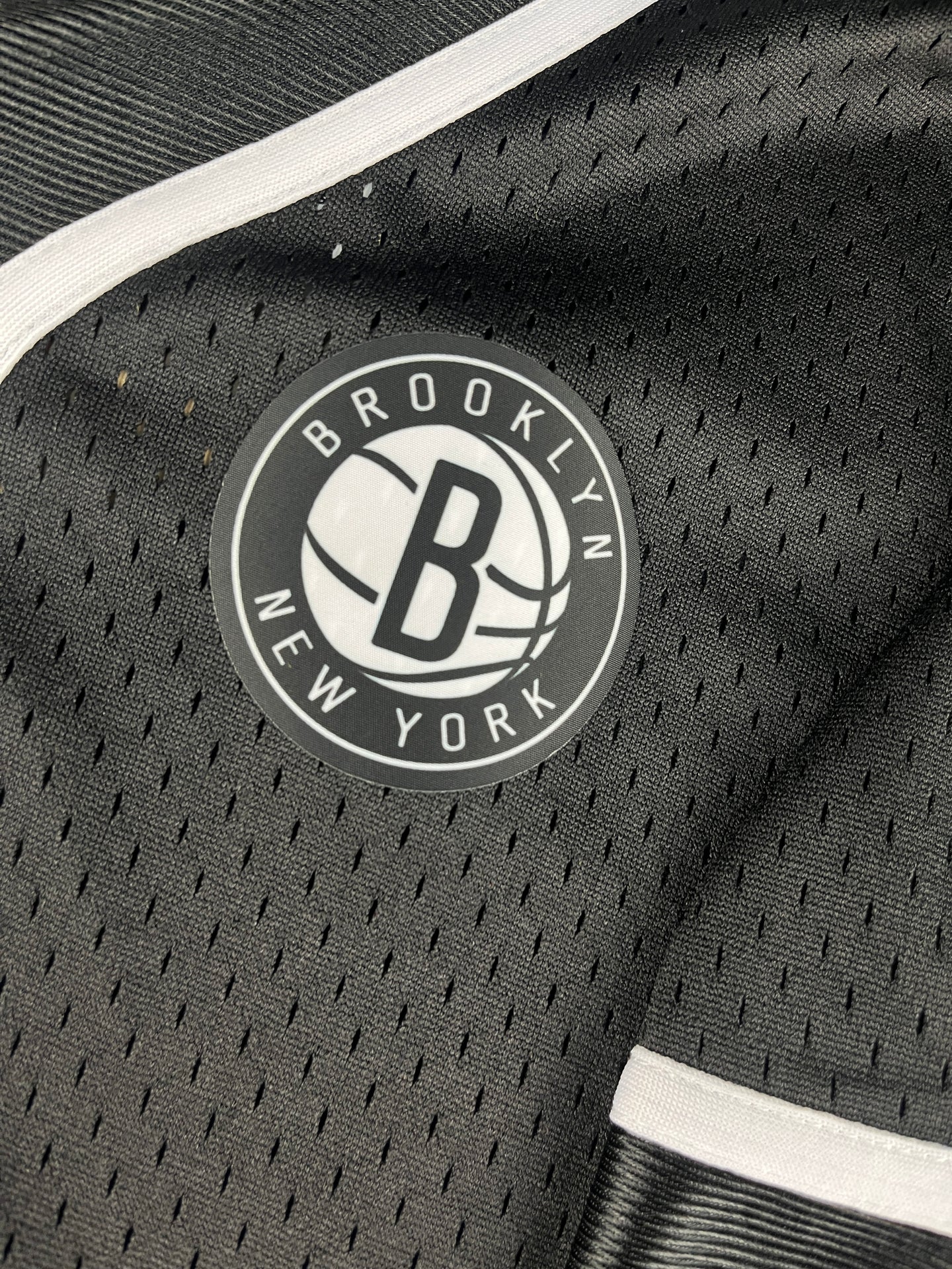 Brooklyn New York Black Mesh NBA Jersey