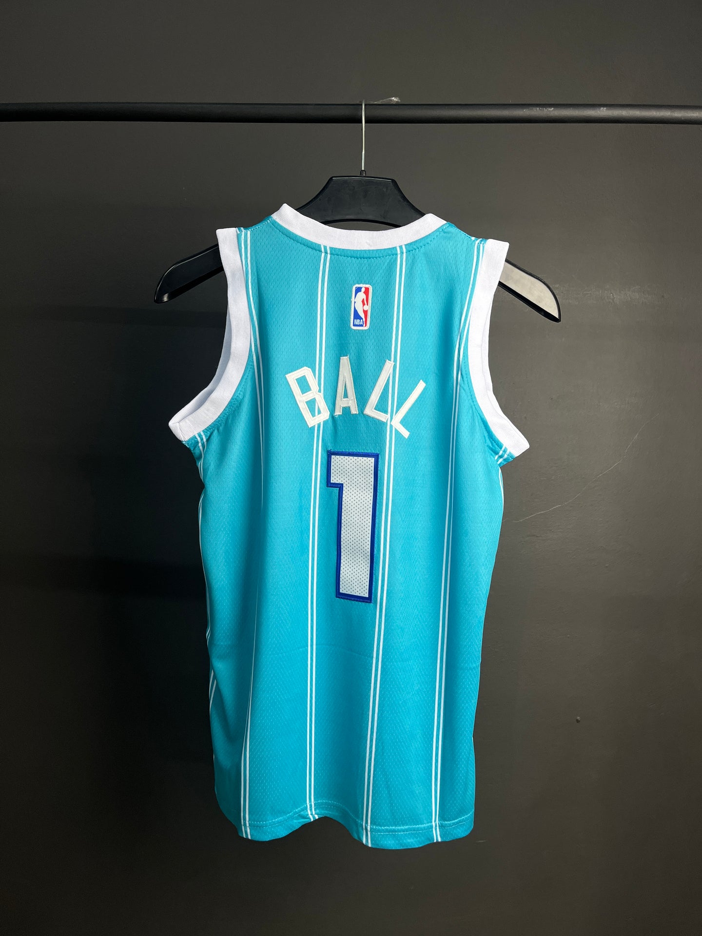 LaMelo BALL 1 Blue Charlotte Hornets NBA Kids Jersey