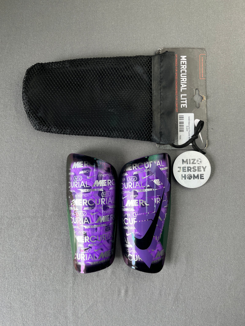 NIKE Mercurial Purple Shin Guard