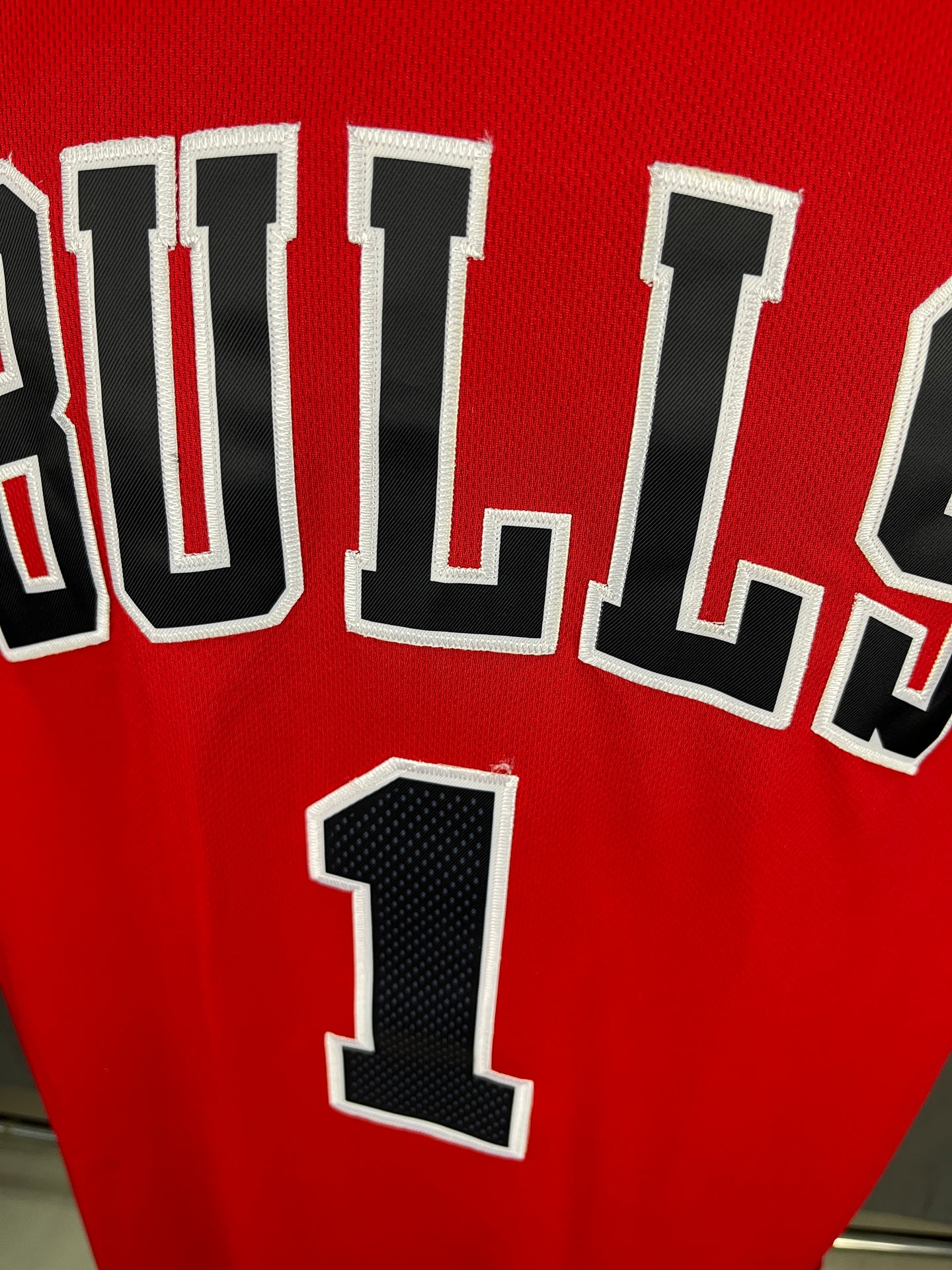 Rose 1 Chicago Bulls Red NBA Jersey