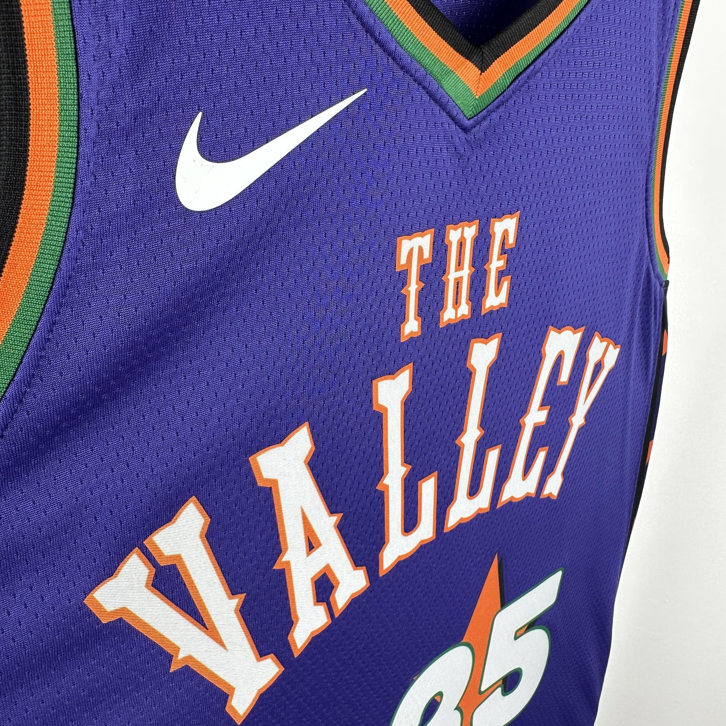 DURANT 35 Purple The Valley Heat Pressed Edition NBA Jersey