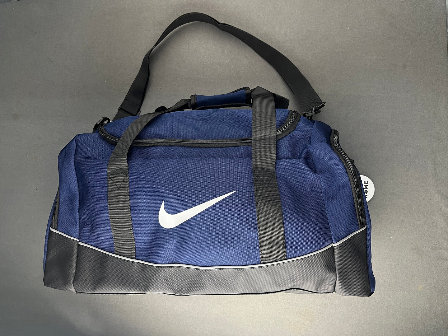 NIKE Academy Brasilia Duffle Bag Navy Blue