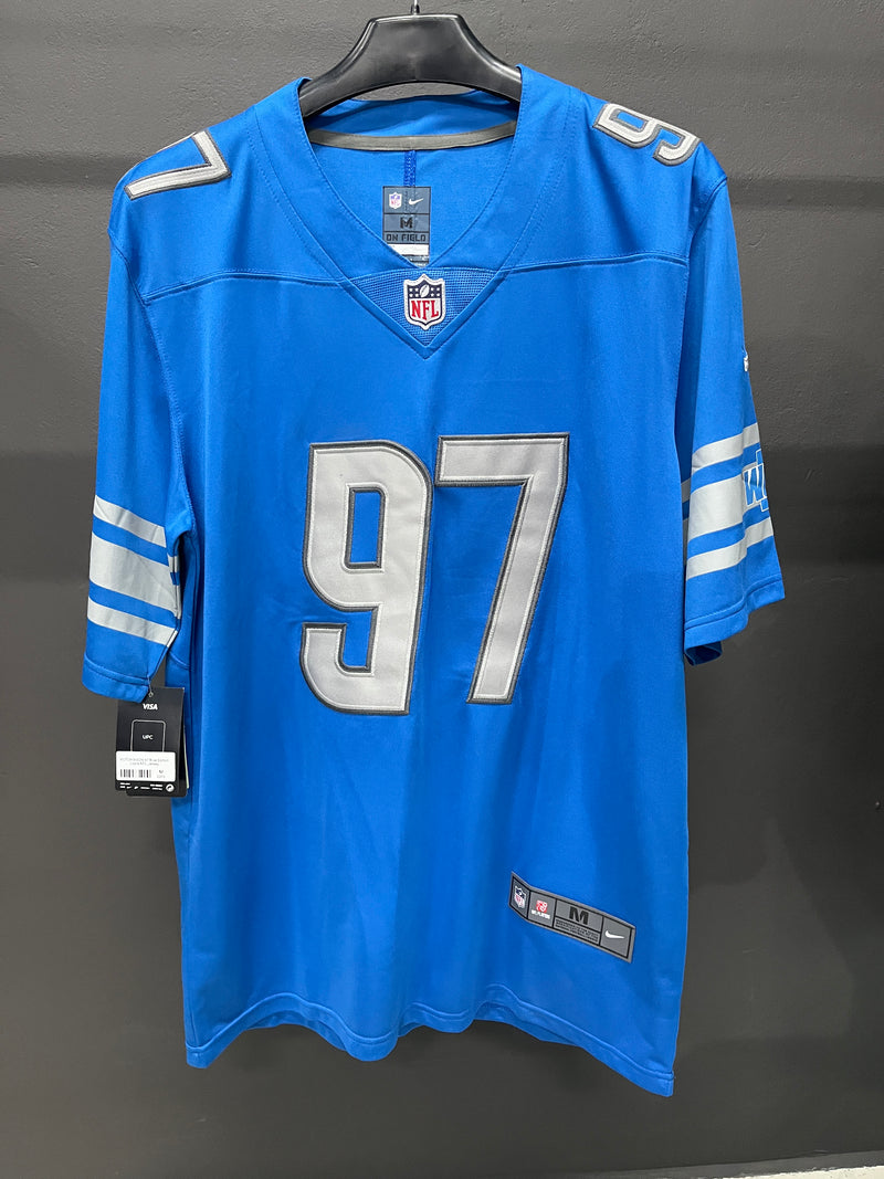 HUTCHINSON 97 Blue Detroit Lions NFL Jersey