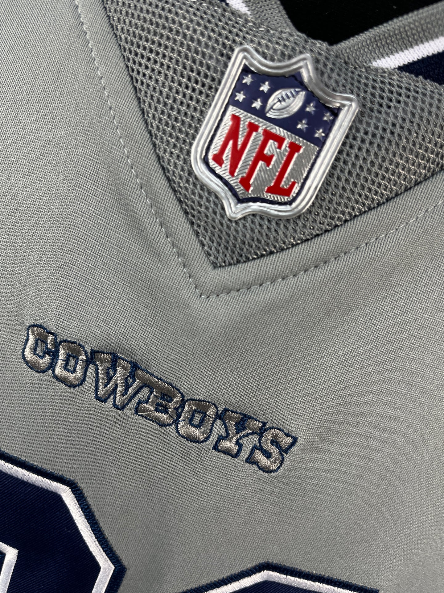 ELLIOTT 21 Gray Dallas Cowboys NFL Jersey