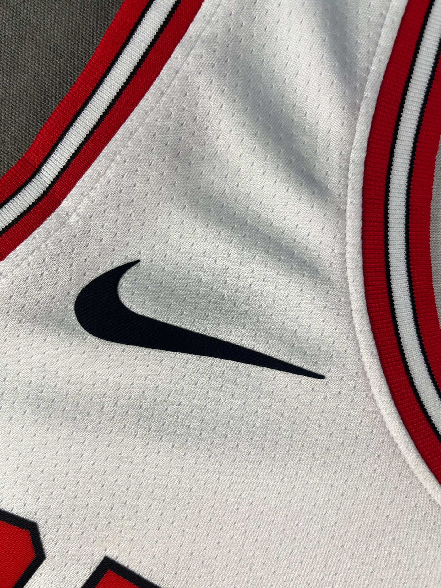 DANIELLE 07 White Chicago Bulls Heat Pressed Edition NBA Jersey