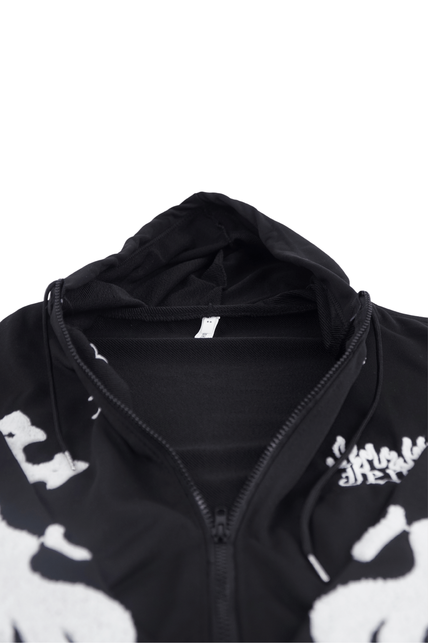 Cross Patch Embroidery Black Hoodie