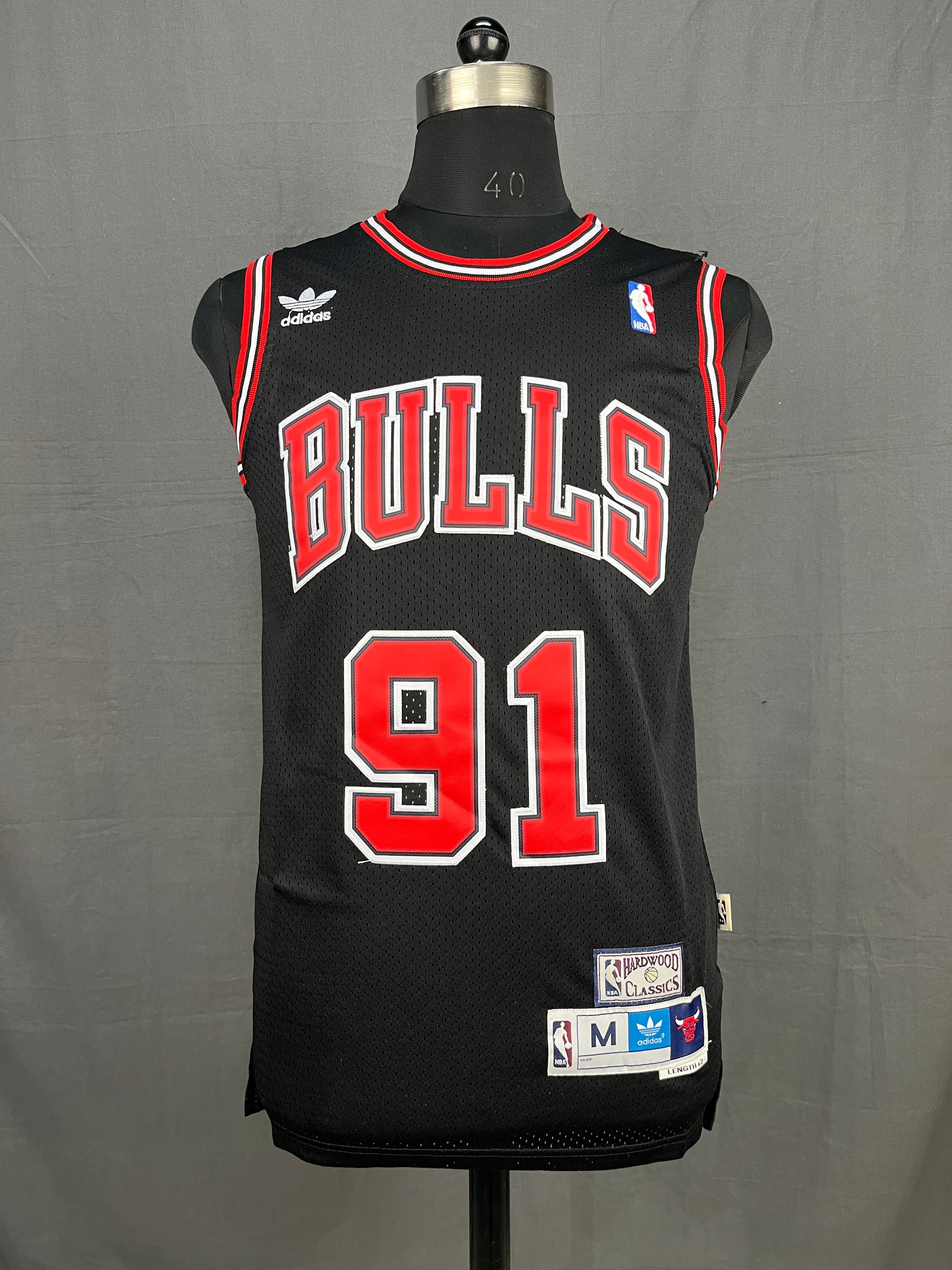 Rodman 91 Black NBA Jersey