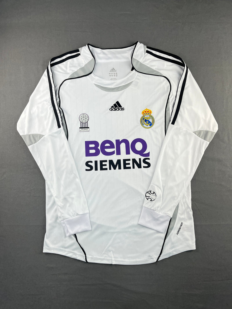 Real Madrid Home 2006/07 Jersey Long Sleeves
