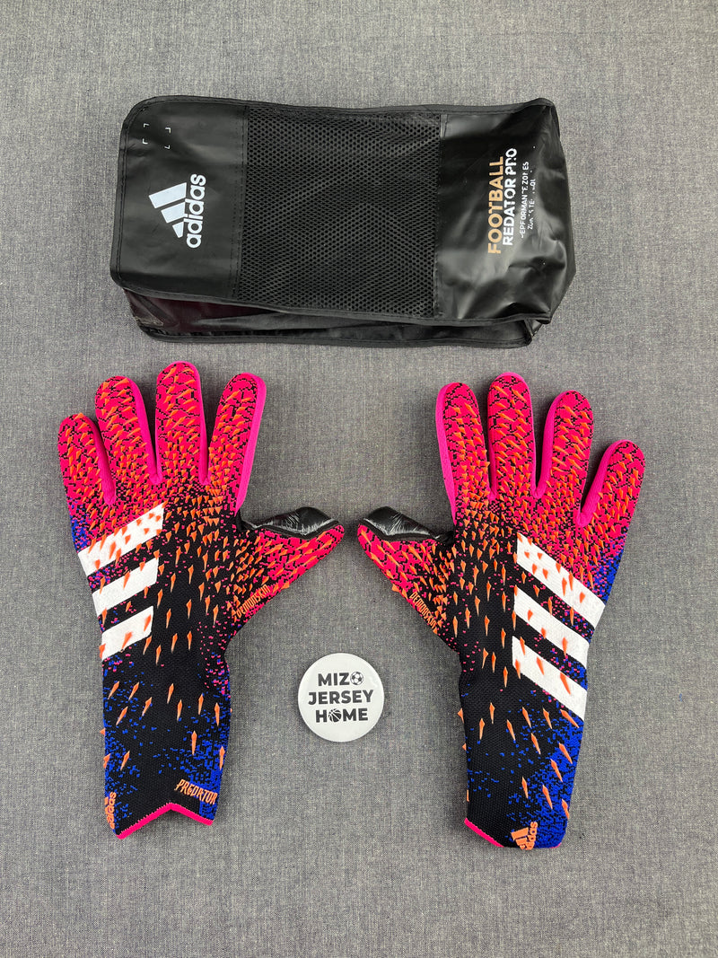 Adidas Predator Pink Blue Gloves