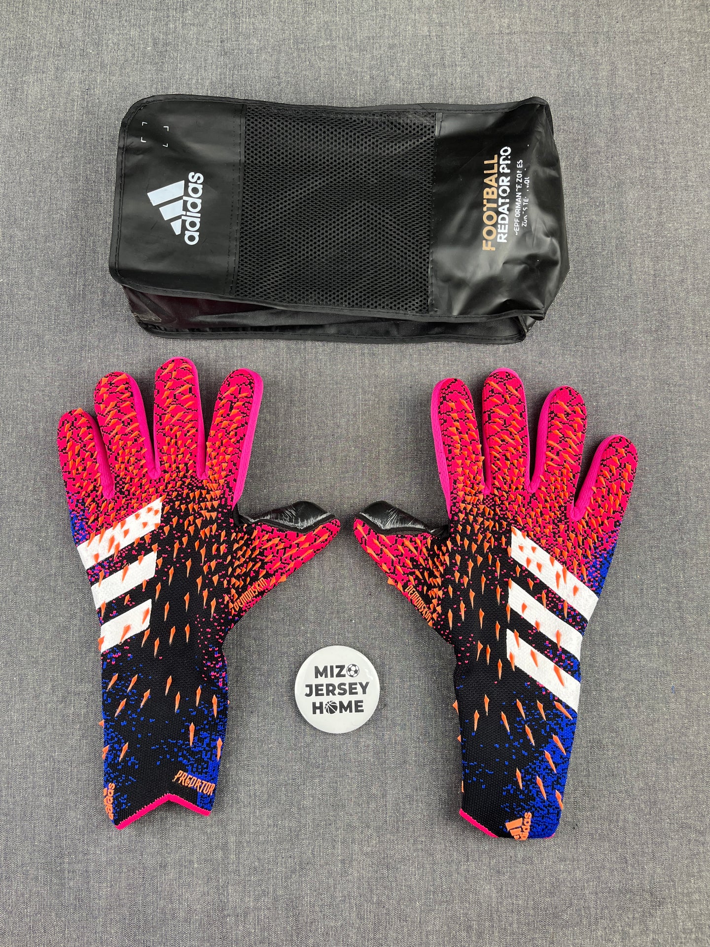 Adidas Predator Pink Blue Gloves