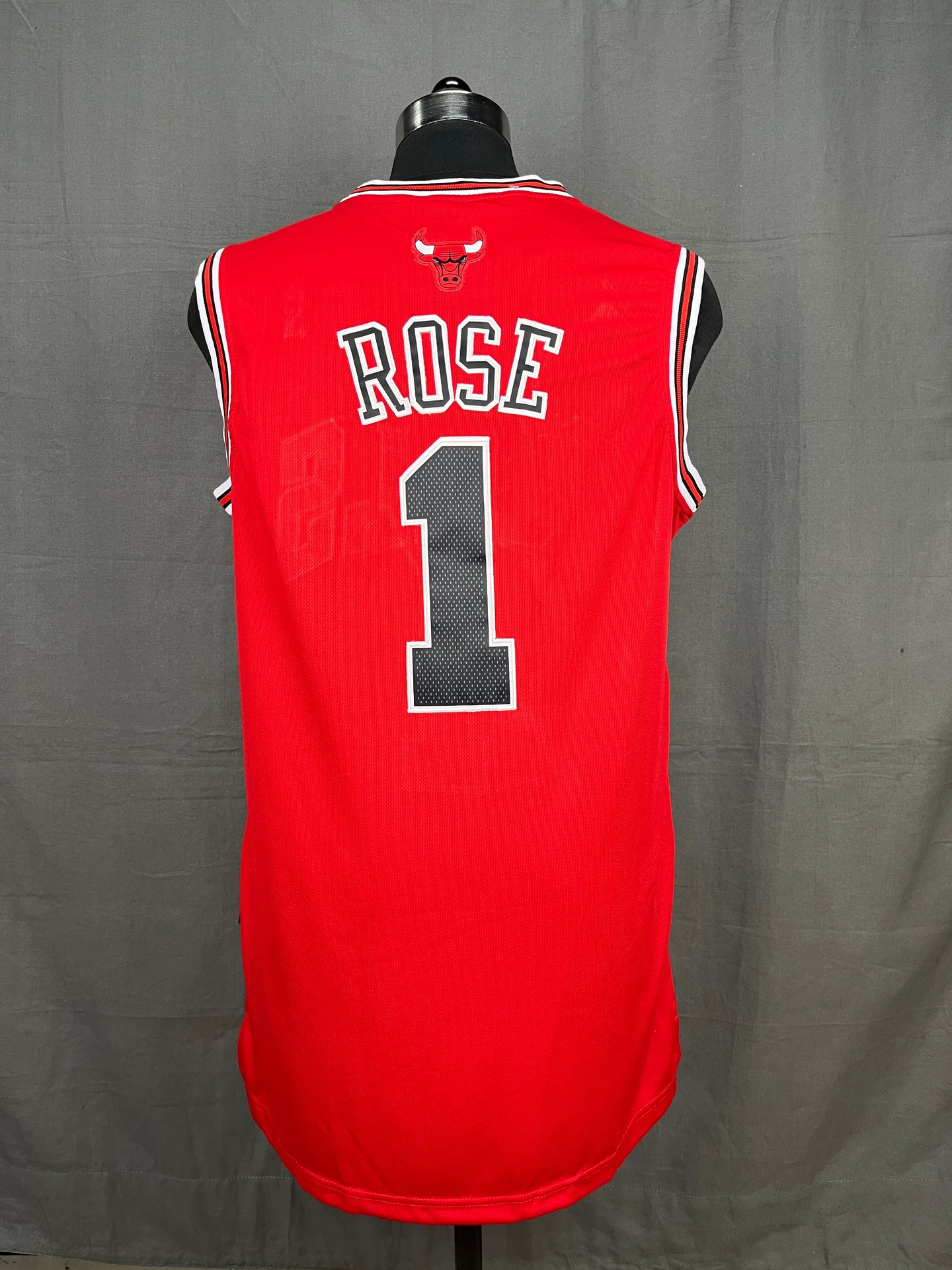 Rose 1 Chicago Bulls Red NBA Jersey