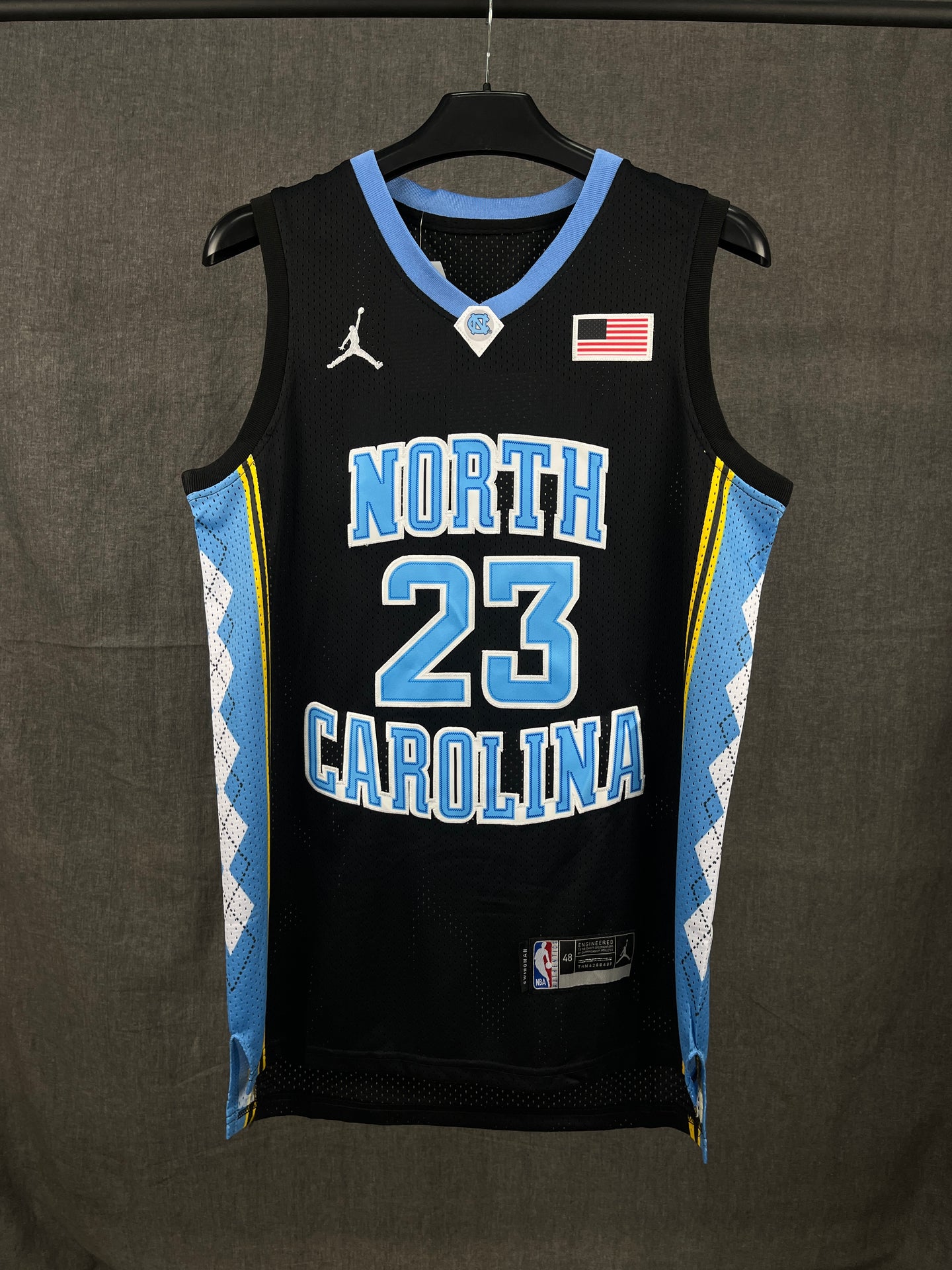 Jordan 23 North Carolina Black NBA Jersey
