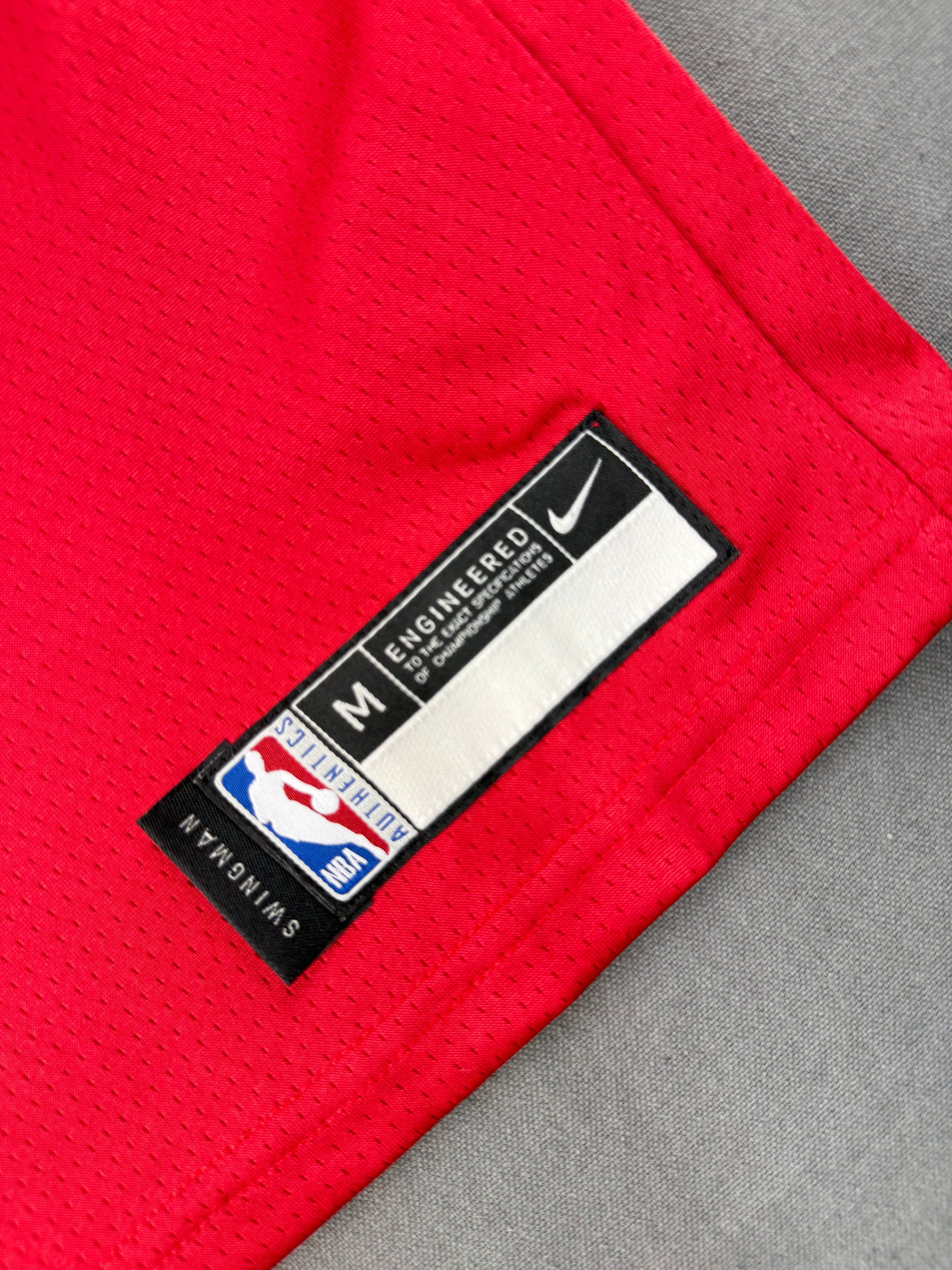 JORDAN 23 Red Chicago Bulls Heat Pressed Edition NBA Kids Jersey