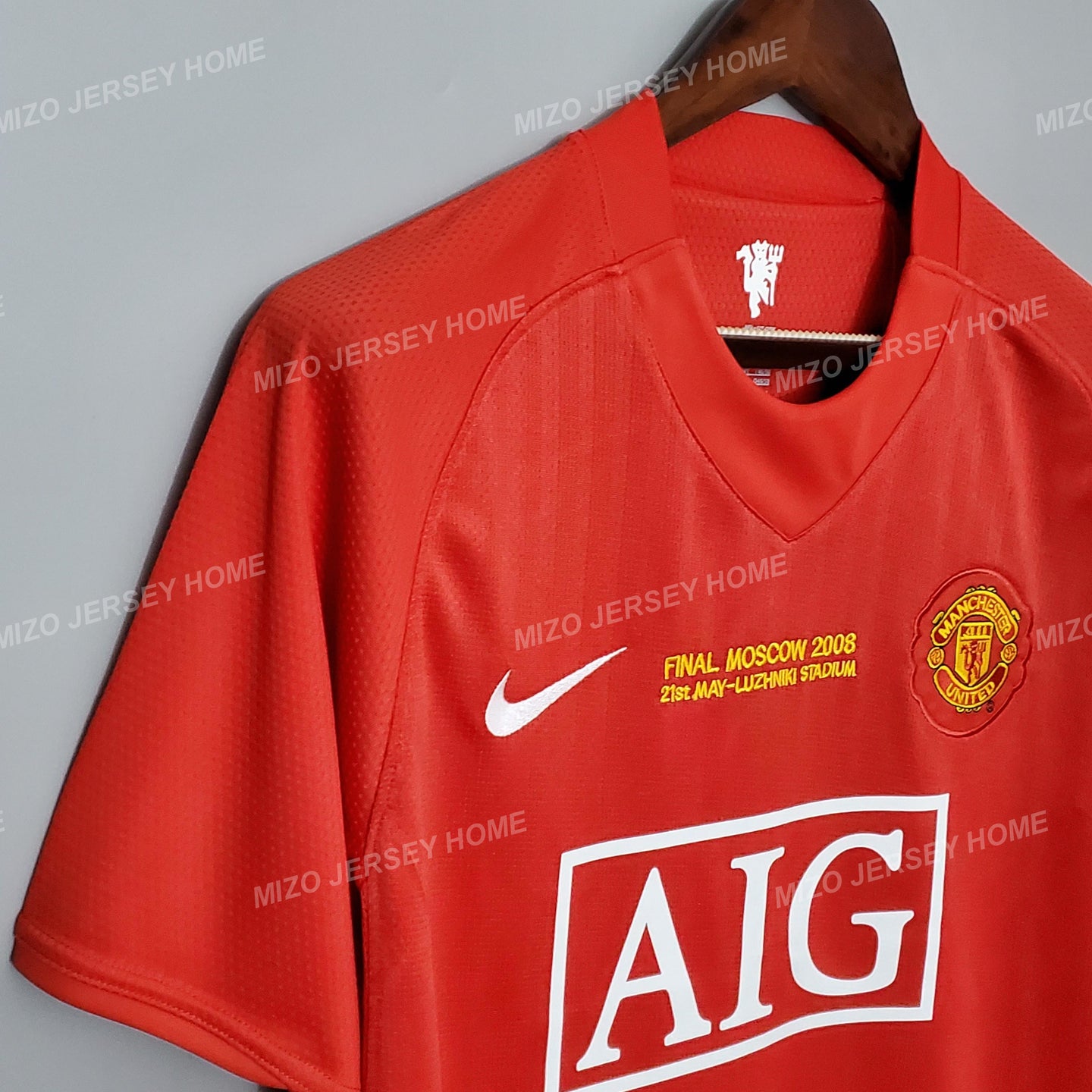 MANCHESTER UNITED Retro 2007-2008 Home Jersey Champions League Final Edition