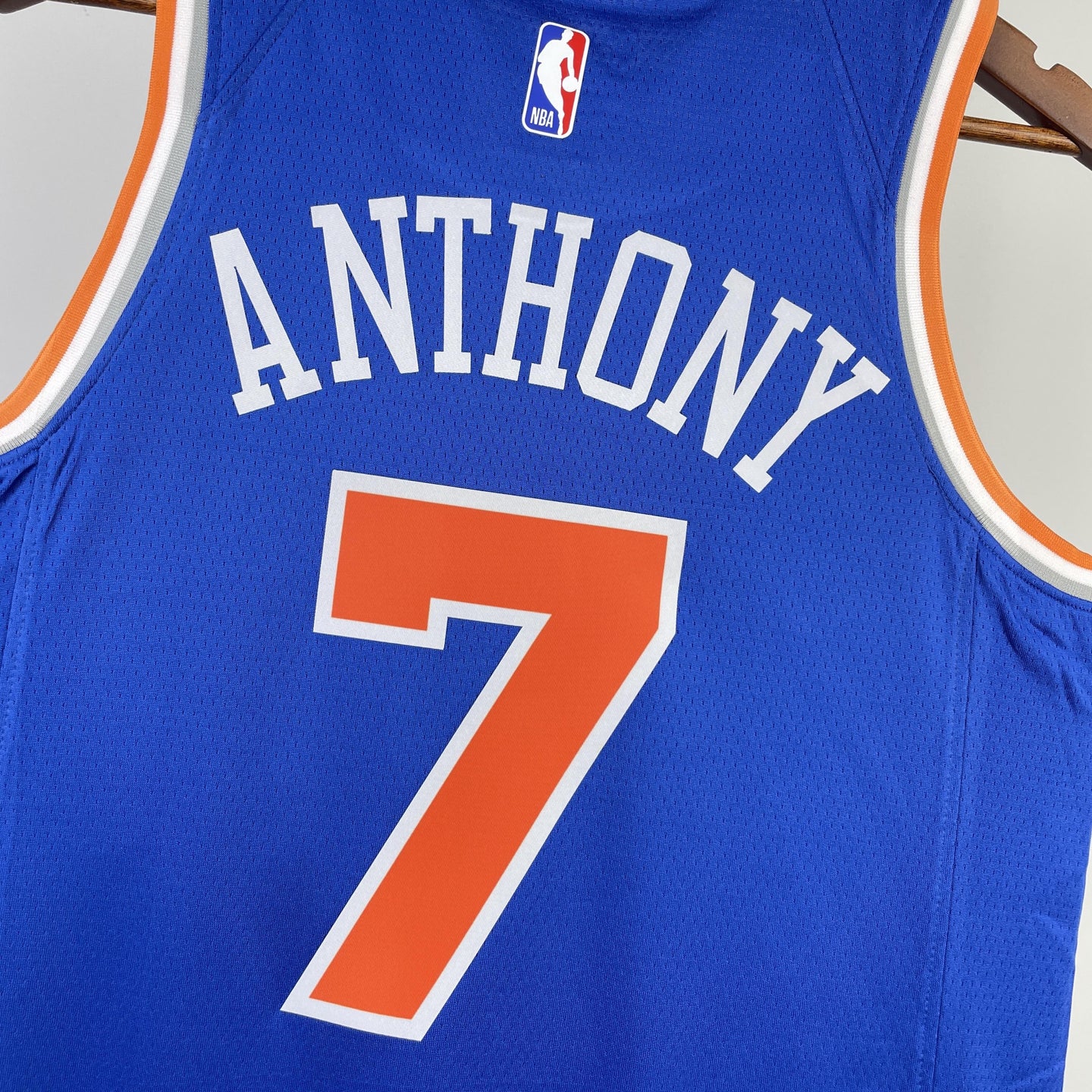 ANTHONY 7 New York Knicks Heat Pressed Edition NBA Jersey