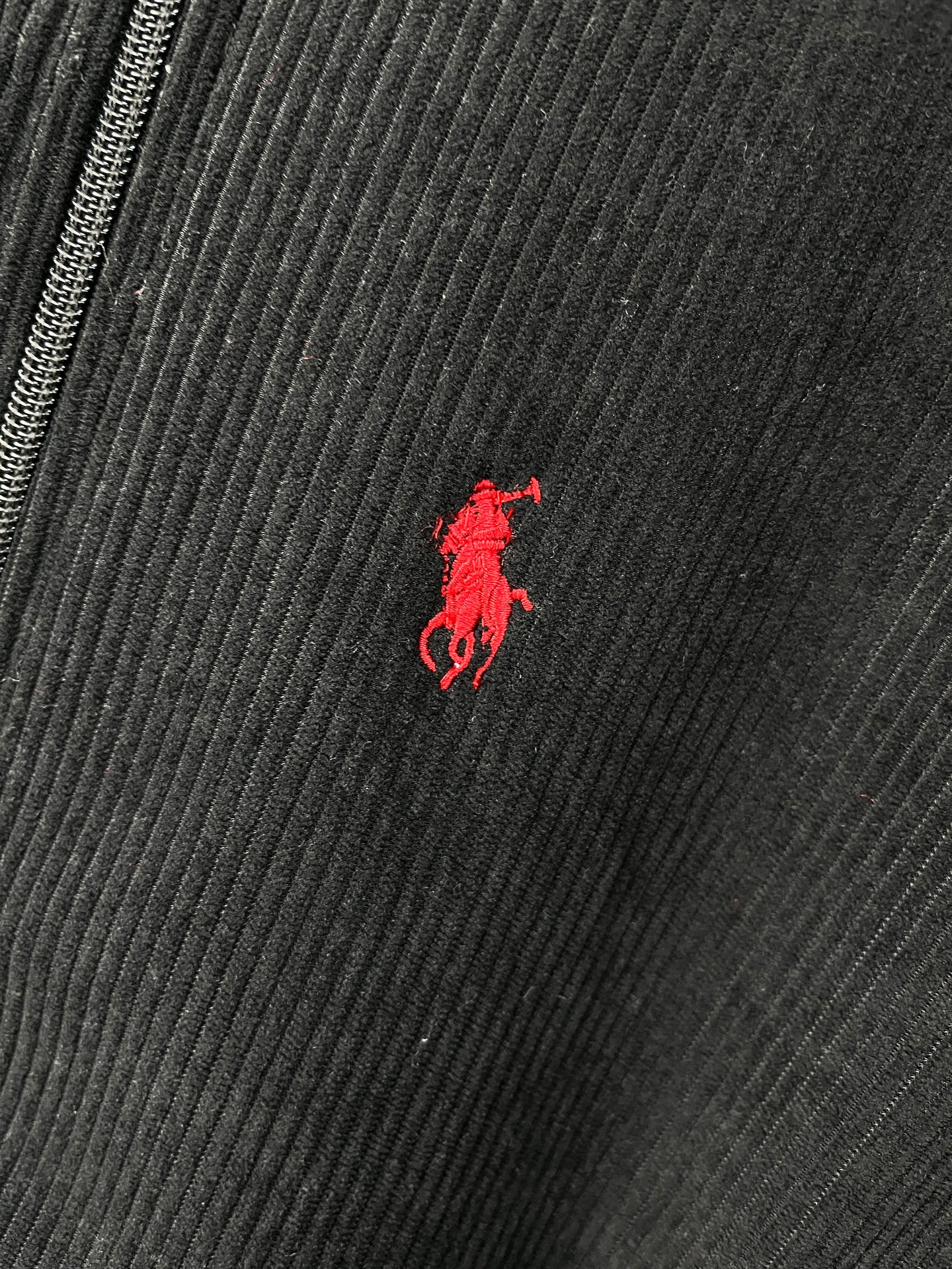 Ralph Lauren Black Jacket Red Logo