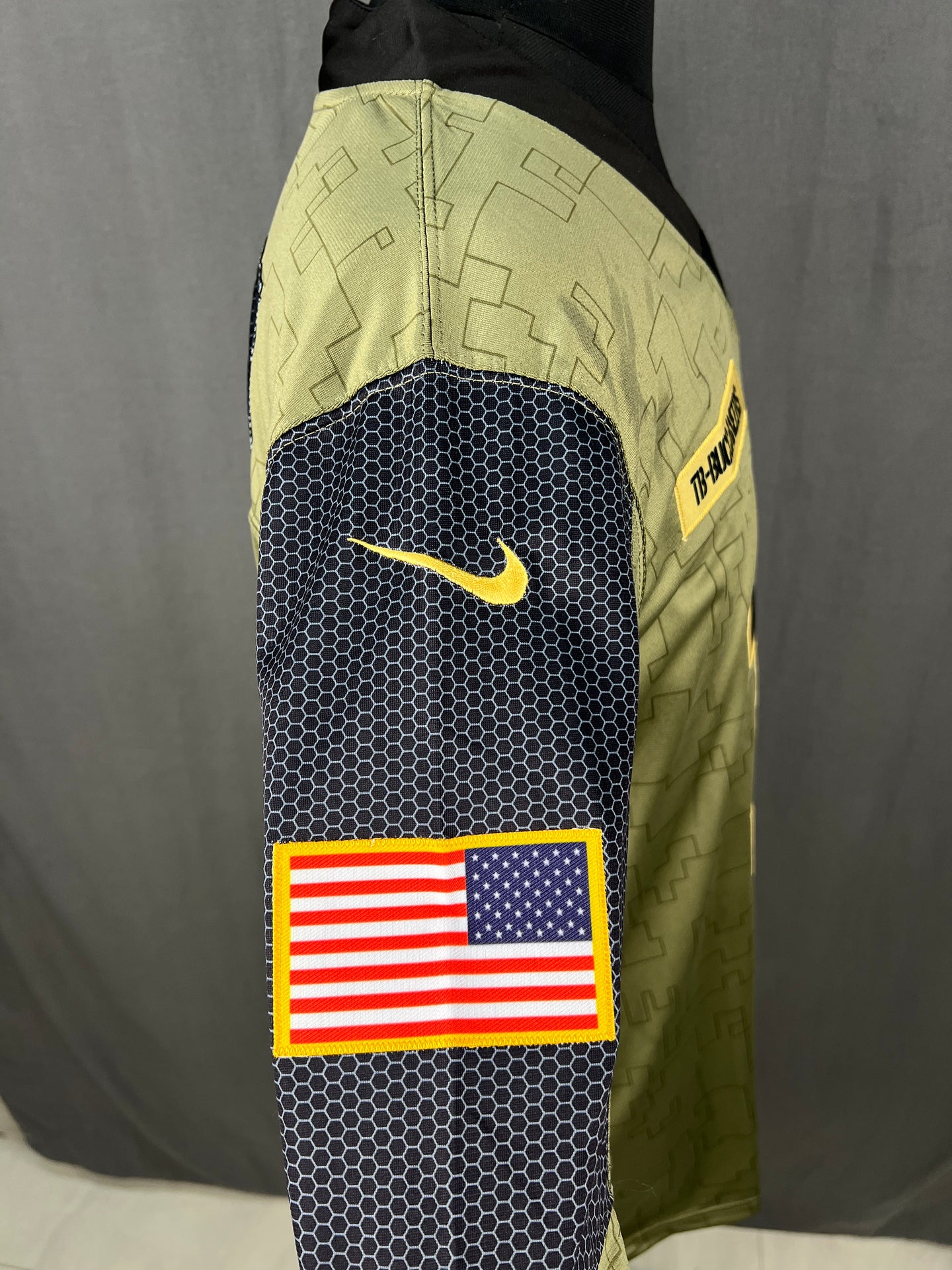 BRADY 12 Olive Green Tampa Bay Buccaneers NFL Jersey