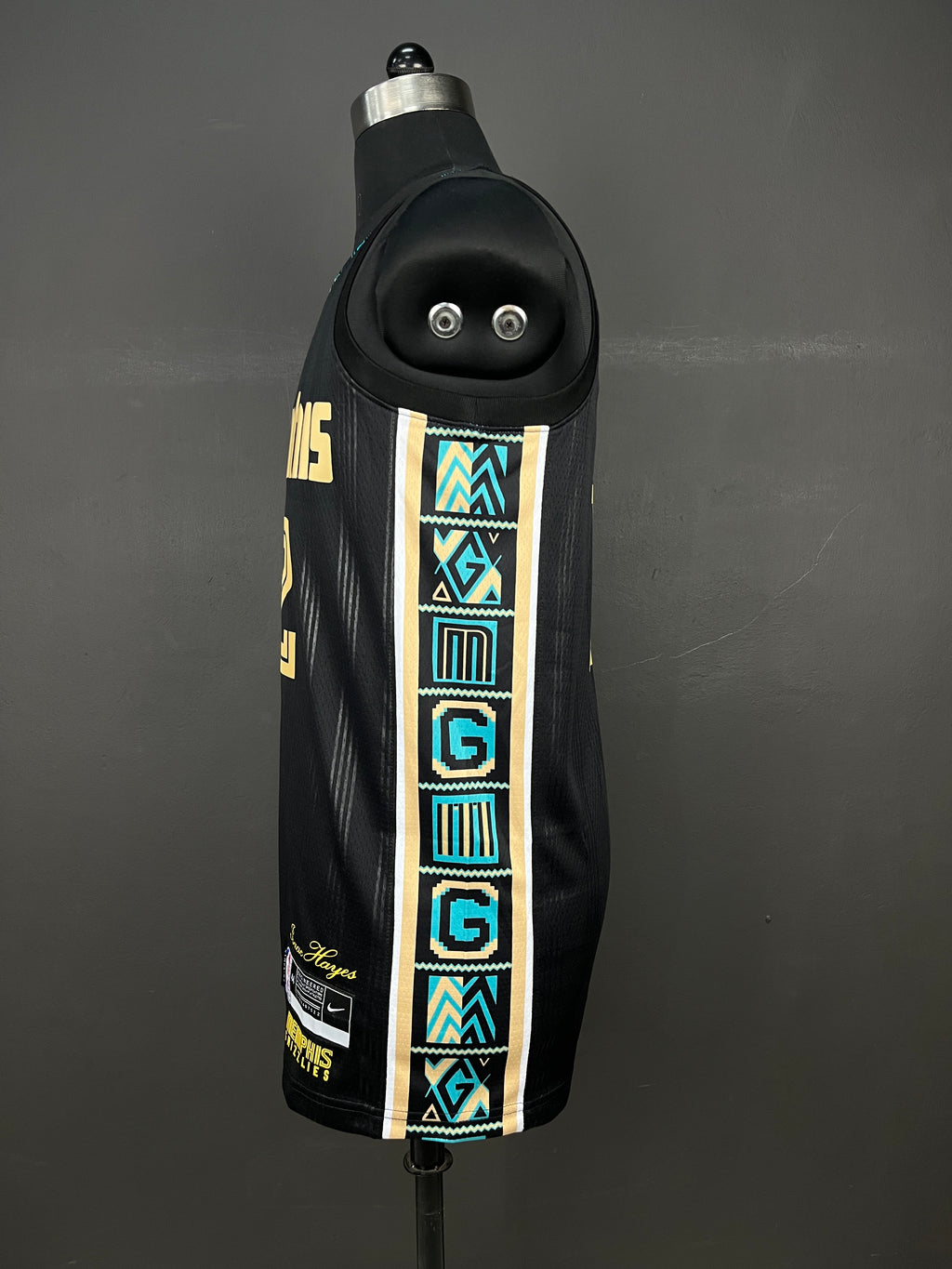 MORANT 12 Black Memphis Grizzlies  Heat Pressed Edition NBA Jersey