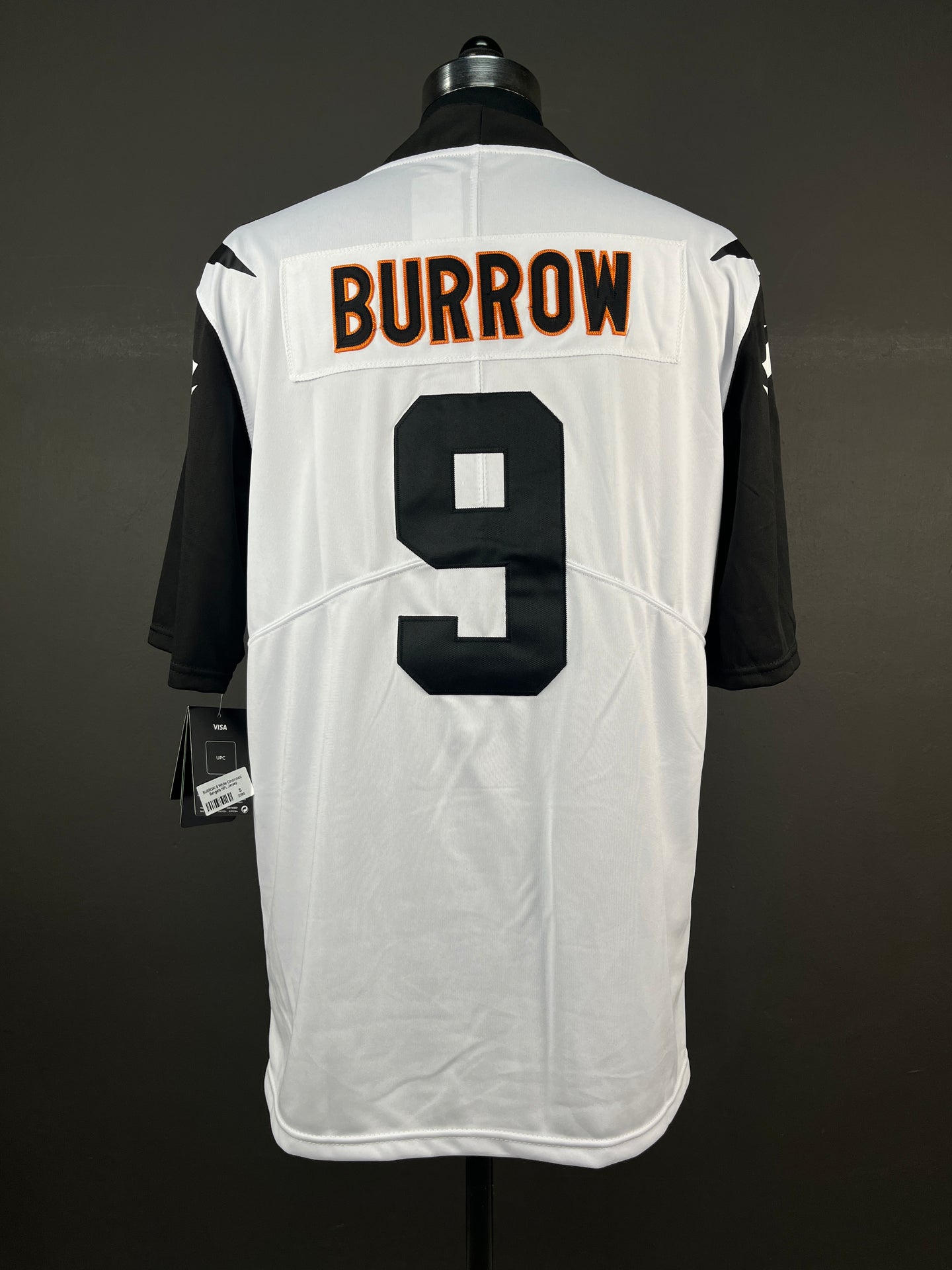 BURROW 9 White Cincinnati Bengals NFL Jersey