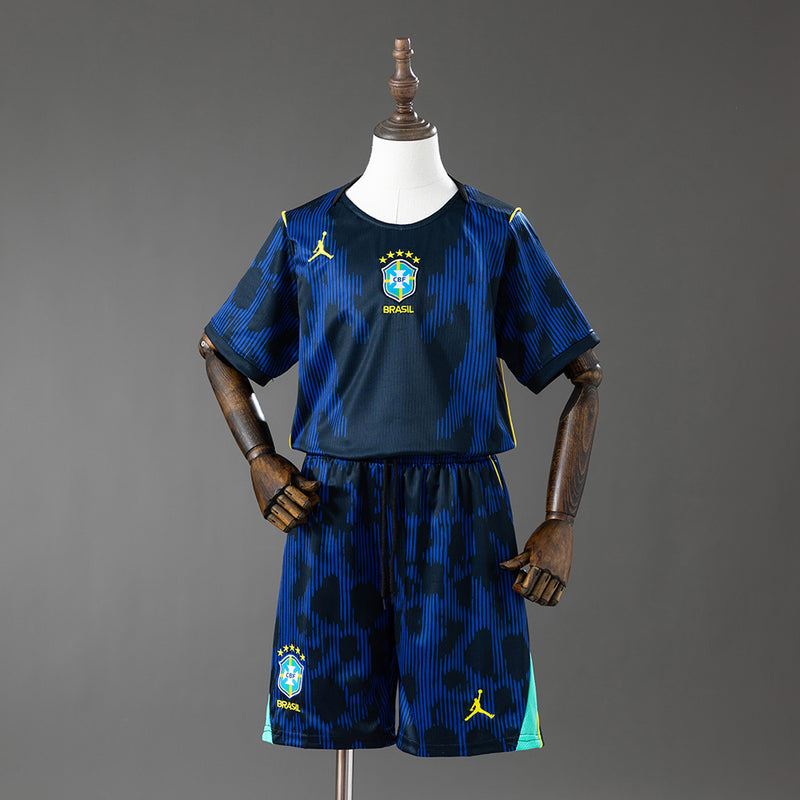 Brazil Away World Cup 2026 Kids Jersey
