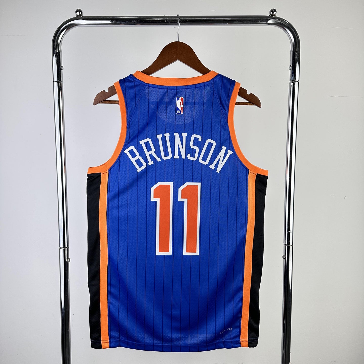 BRUNSON 11 New York Knicks Heat Pressed Edition NBA Jersey