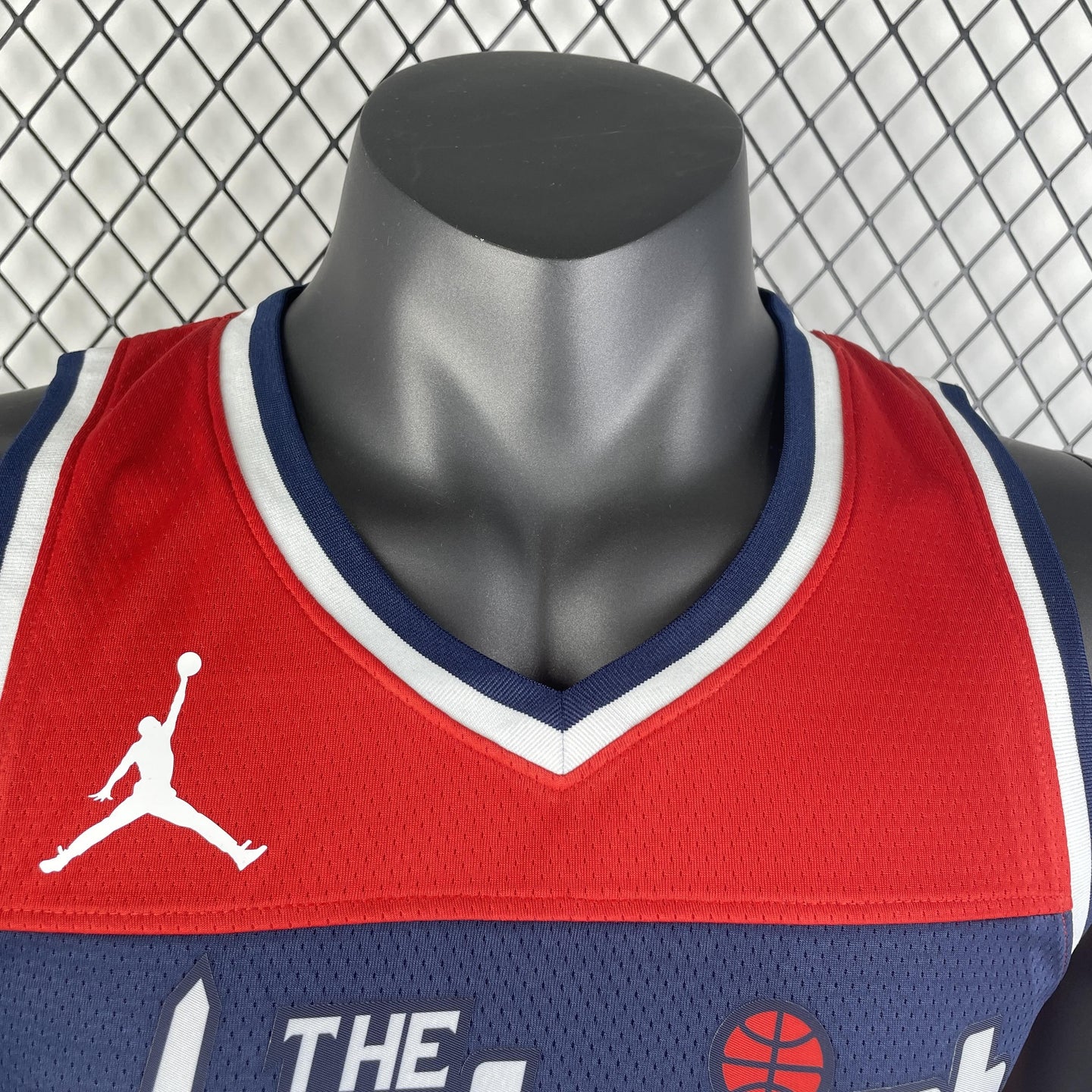 POOLE 13 Dark Blue The District Columbia Heat Pressed Edition NBA Jersey