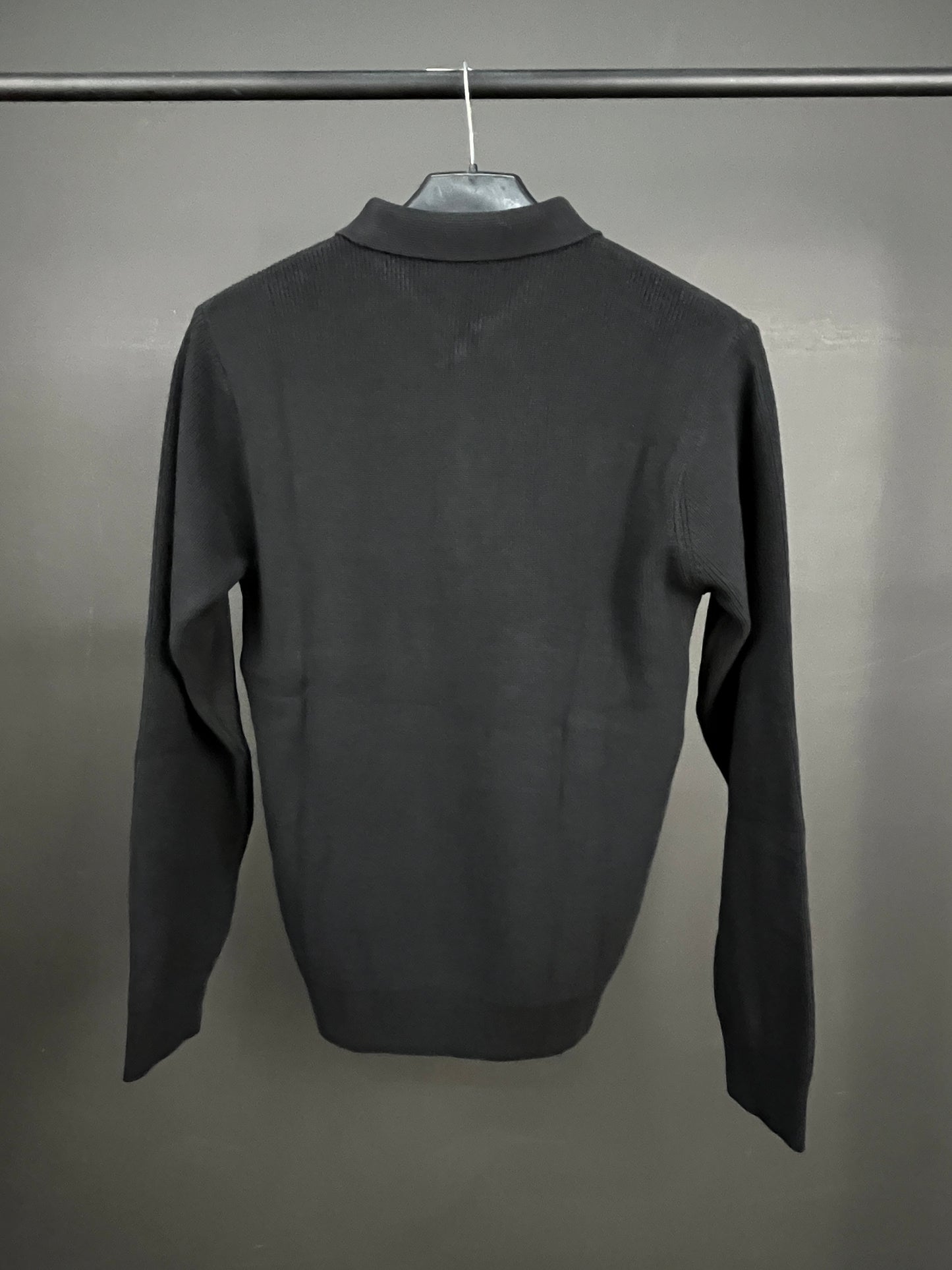 Ralph Lauren Black Half Zip-up Sweater