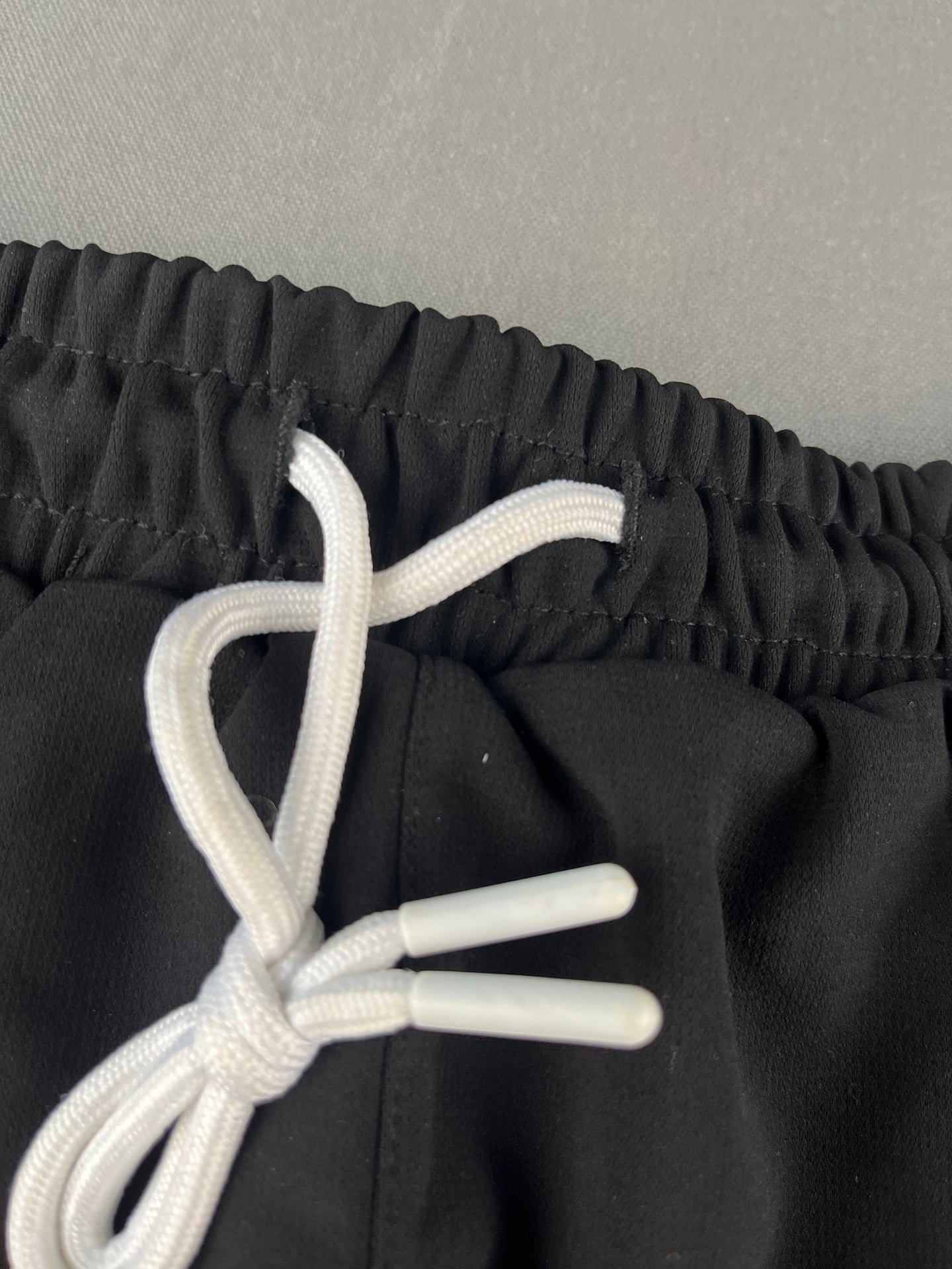 Nike Men’s Black Fleece Shorts – Logo Print