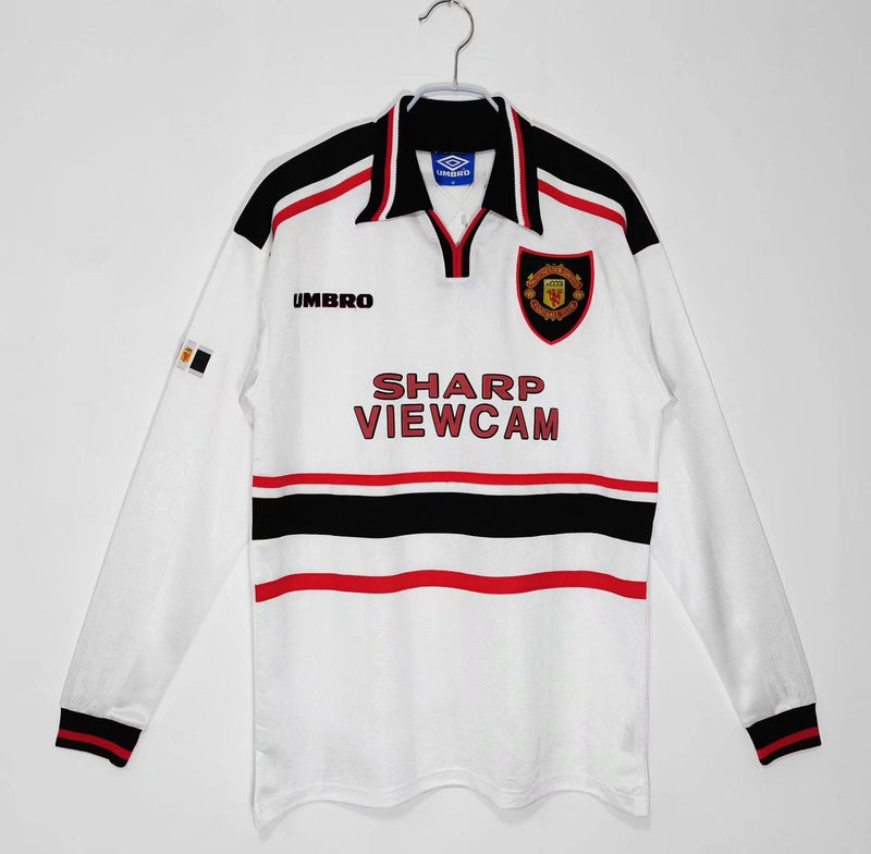 Manchester United Away 1997/99 Long Sleeves Retro Jersey