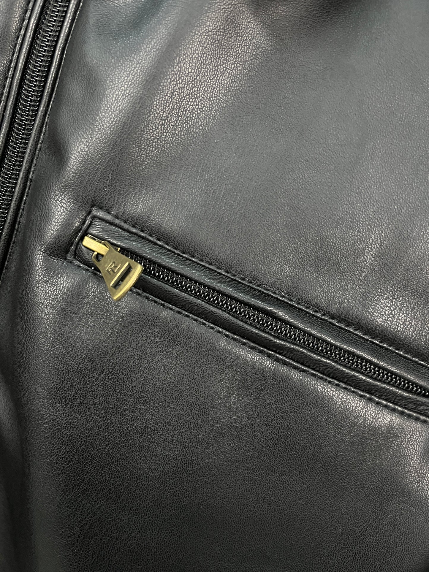 Ralph Lauren Chest Pocket Leather Jacket