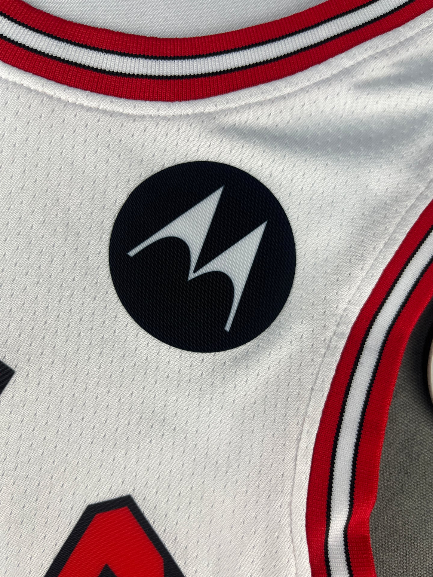 DANIELLE 07 White Chicago Bulls Heat Pressed Edition NBA Jersey