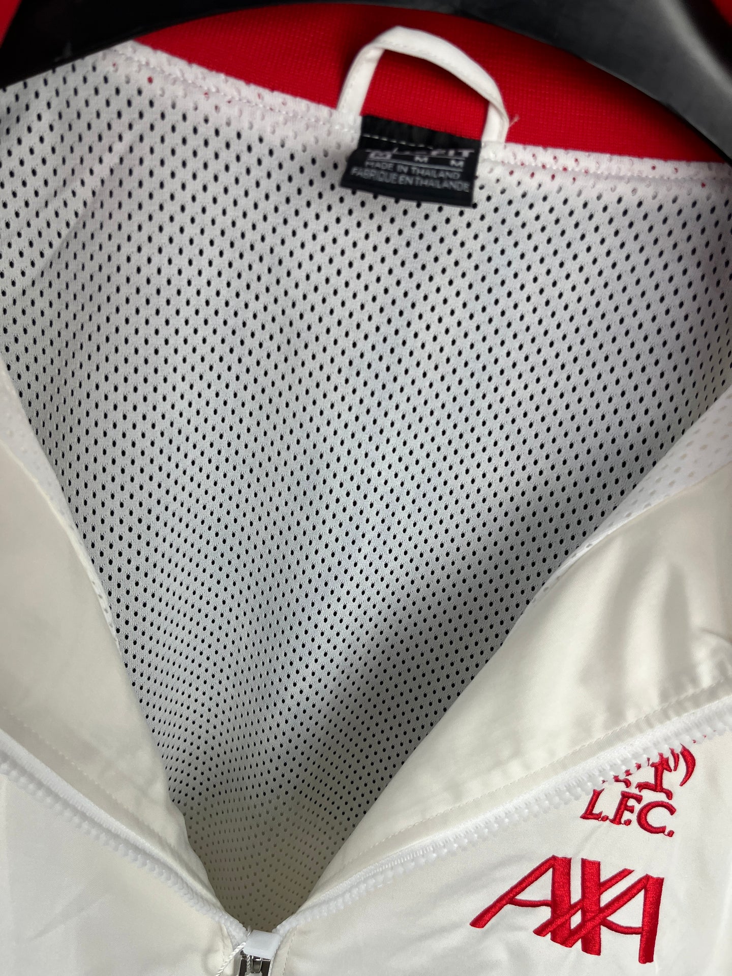 Liverpool White & Black Windbreaker Jacket