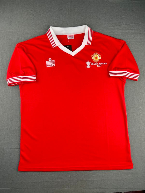 Manchester United Silver Jubilee 1977 FA CUP Final Jersey