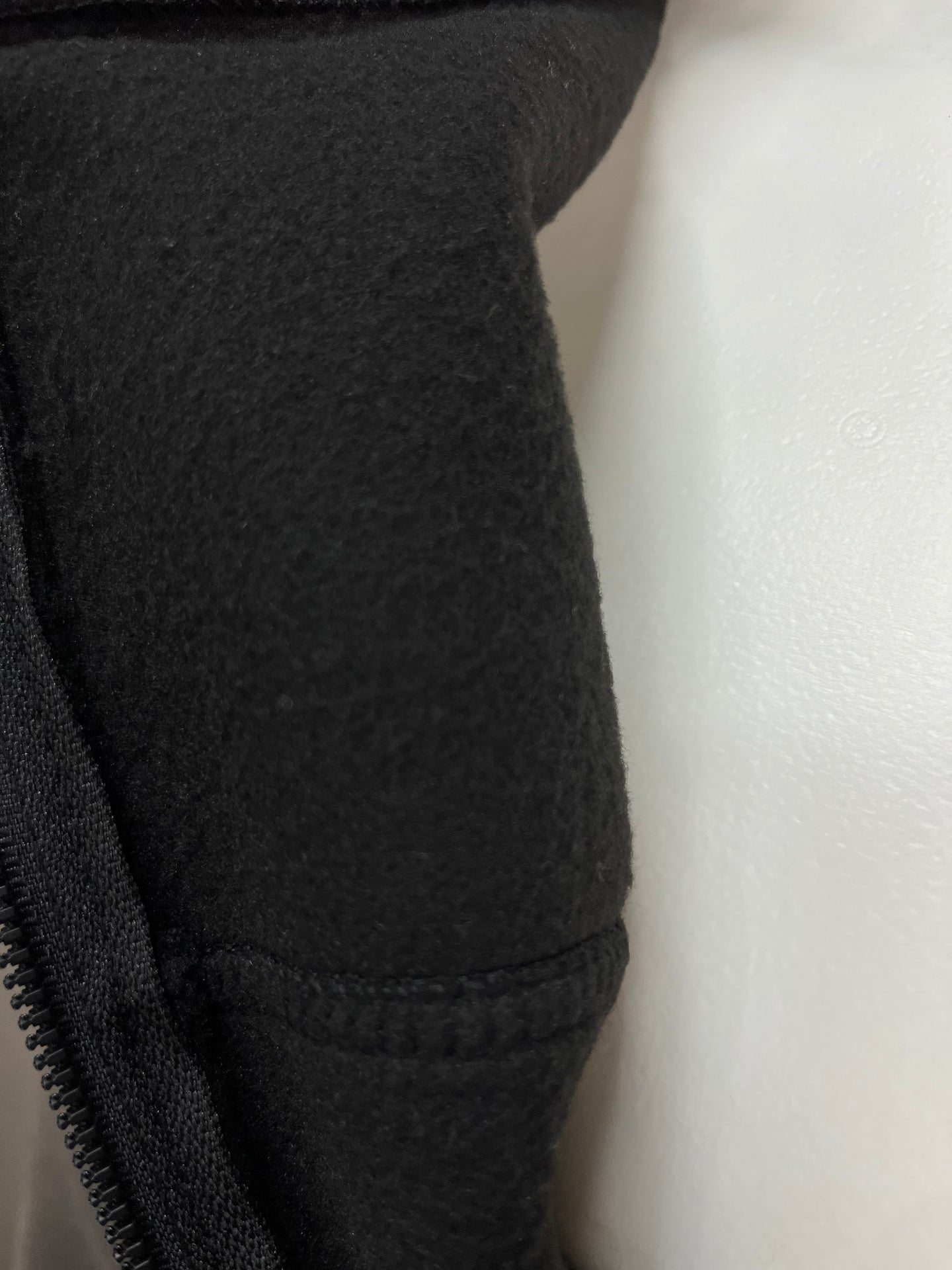 Black Full-Zip Streetwear Hoodie with Mask Hood