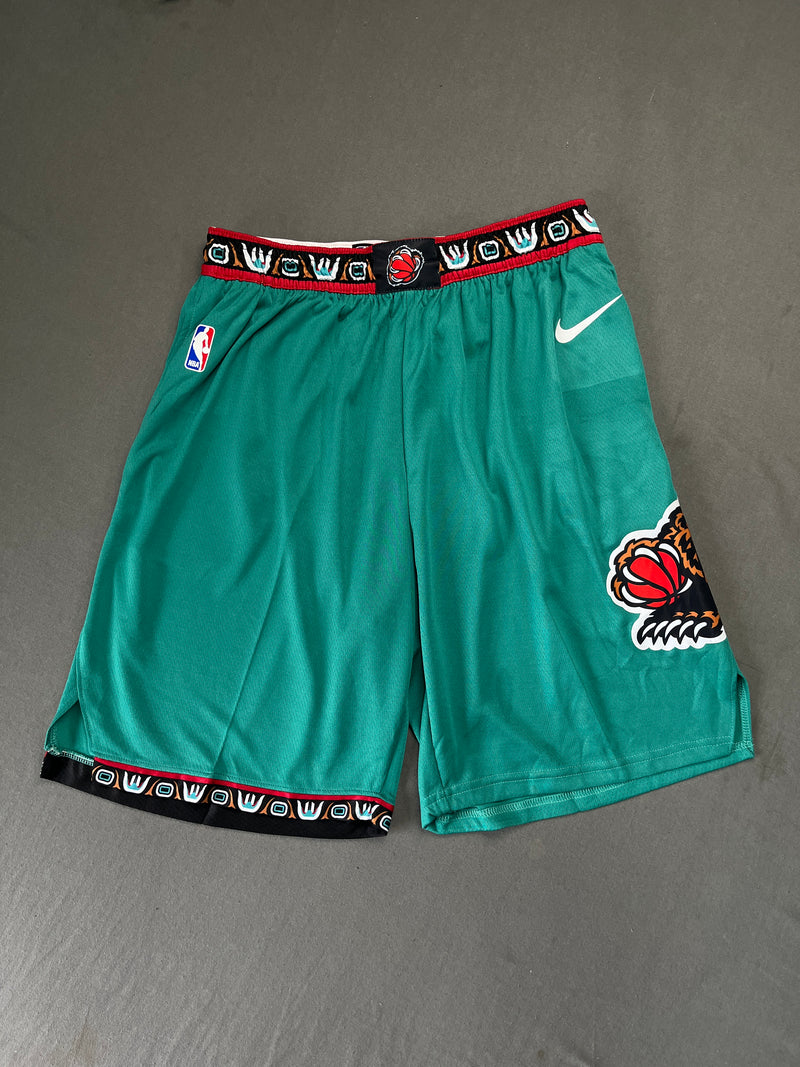 MEMPHIS GRIZZLIES Green Heat Pressed Shorts