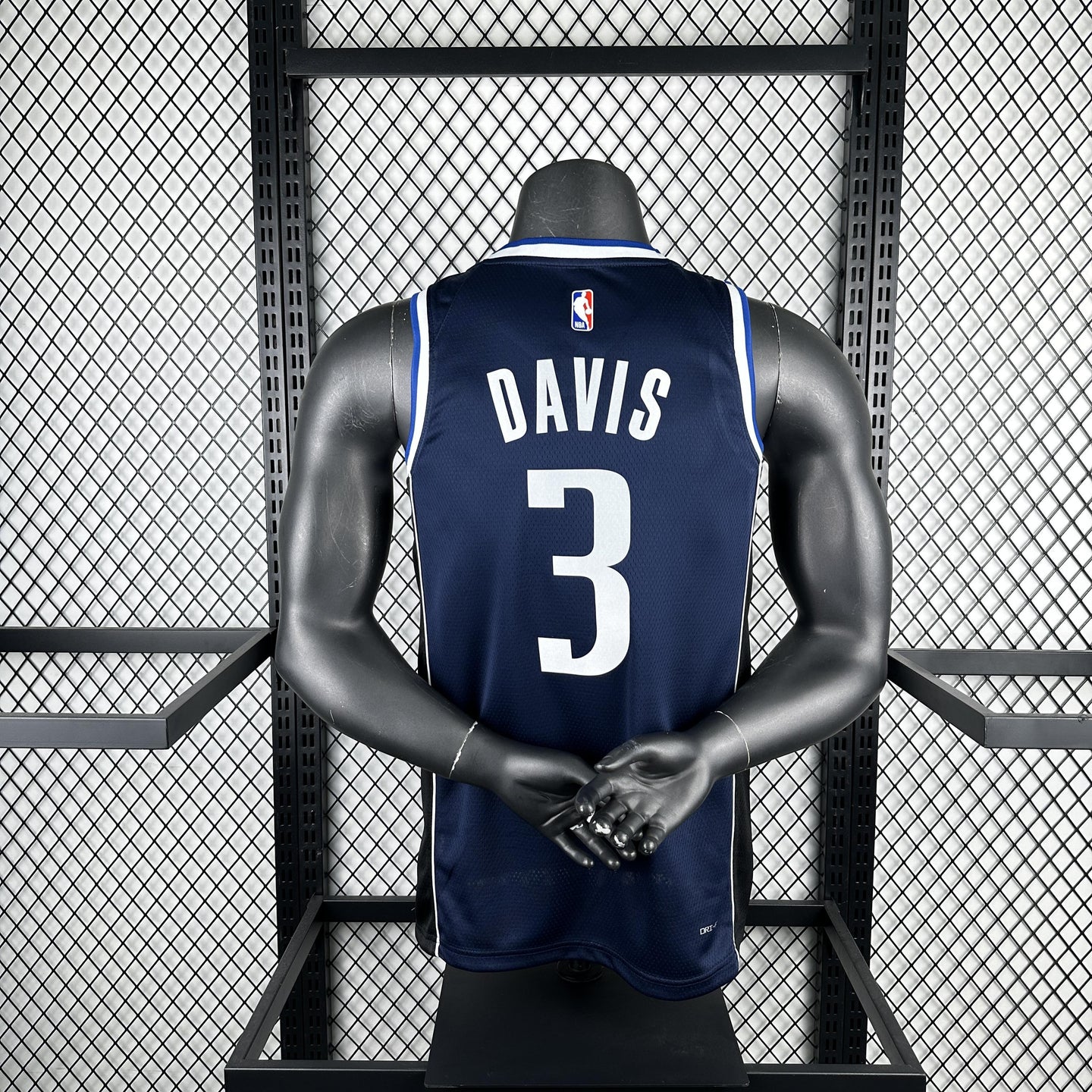 DAVIS 3 Dallas Mavericks Heat Pressed Edition NBA Jersey