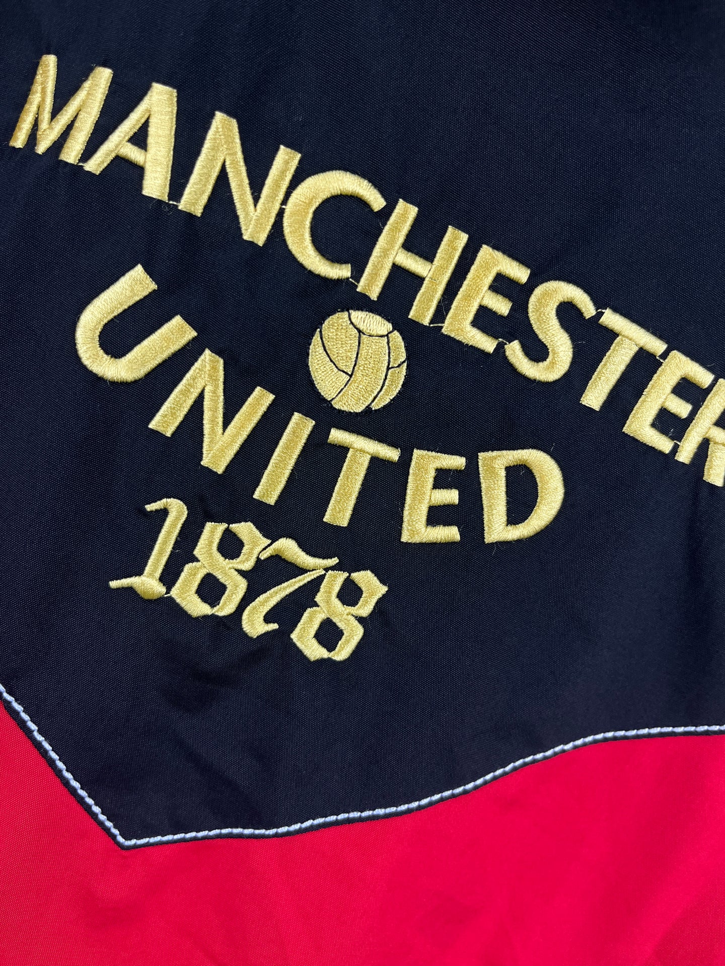 Manchester United Black & Red Windbreaker Jacket