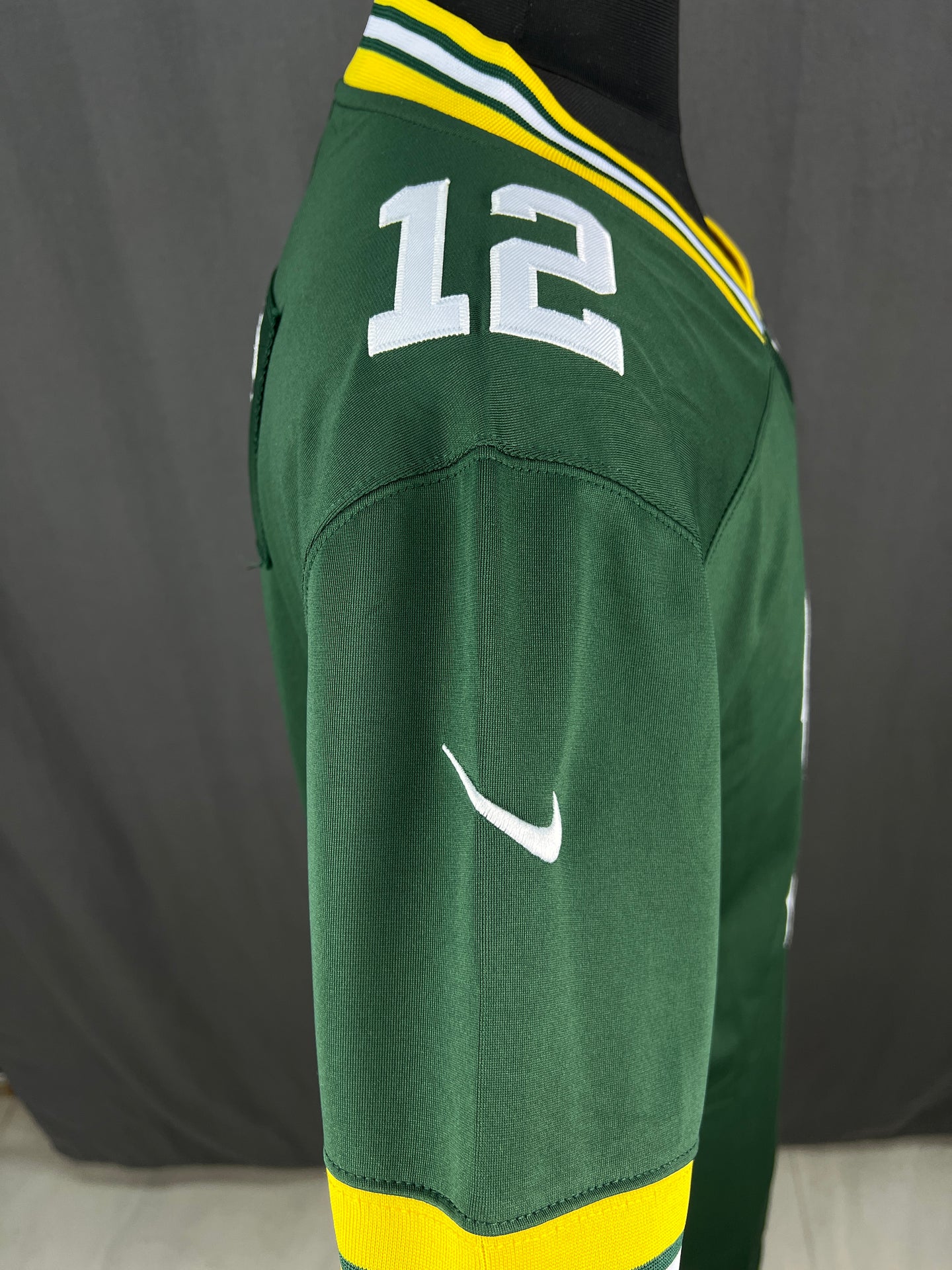 RODGERS 12 Green Packers Home NFL Jersey