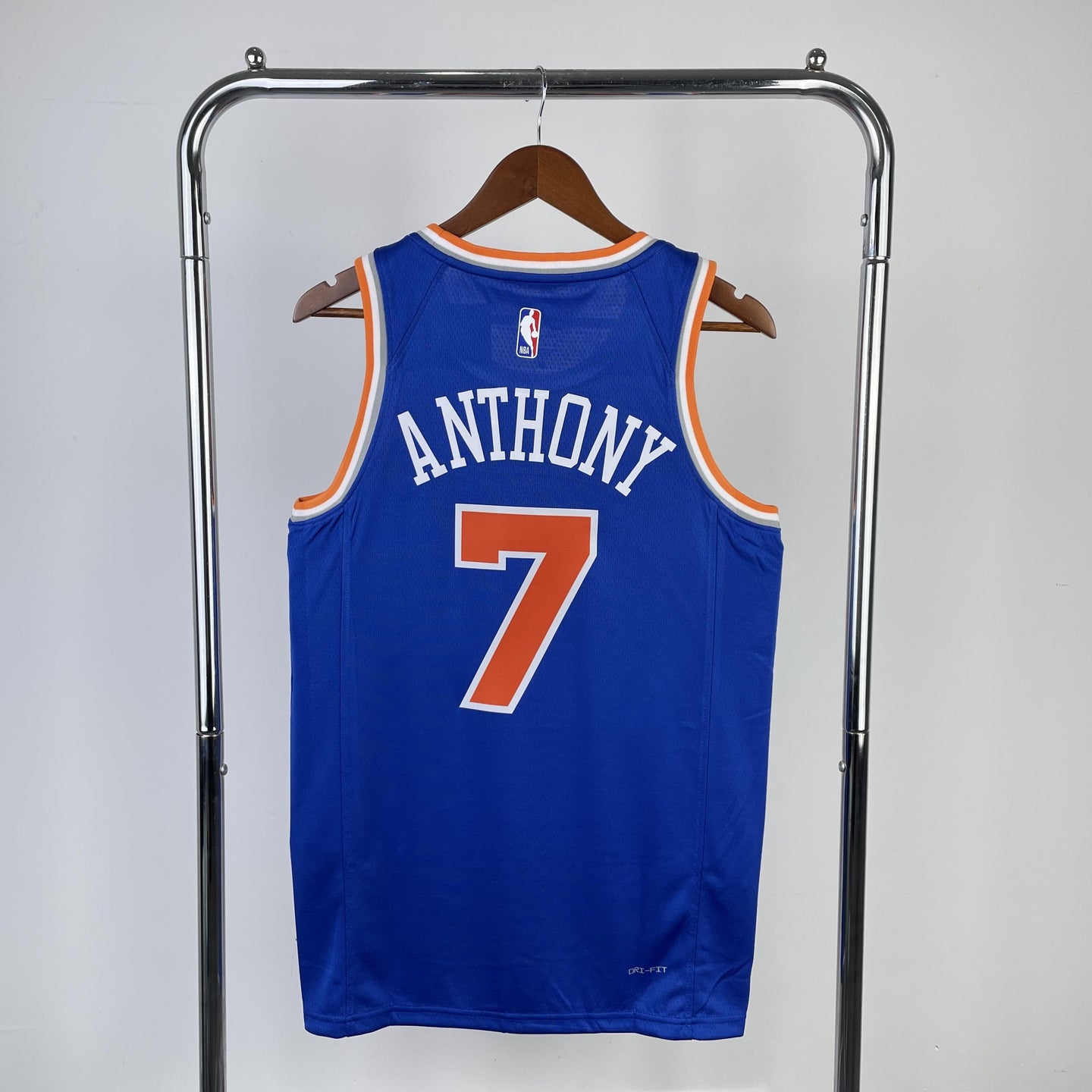 ANTHONY 7 New York Knicks Heat Pressed Edition NBA Jersey