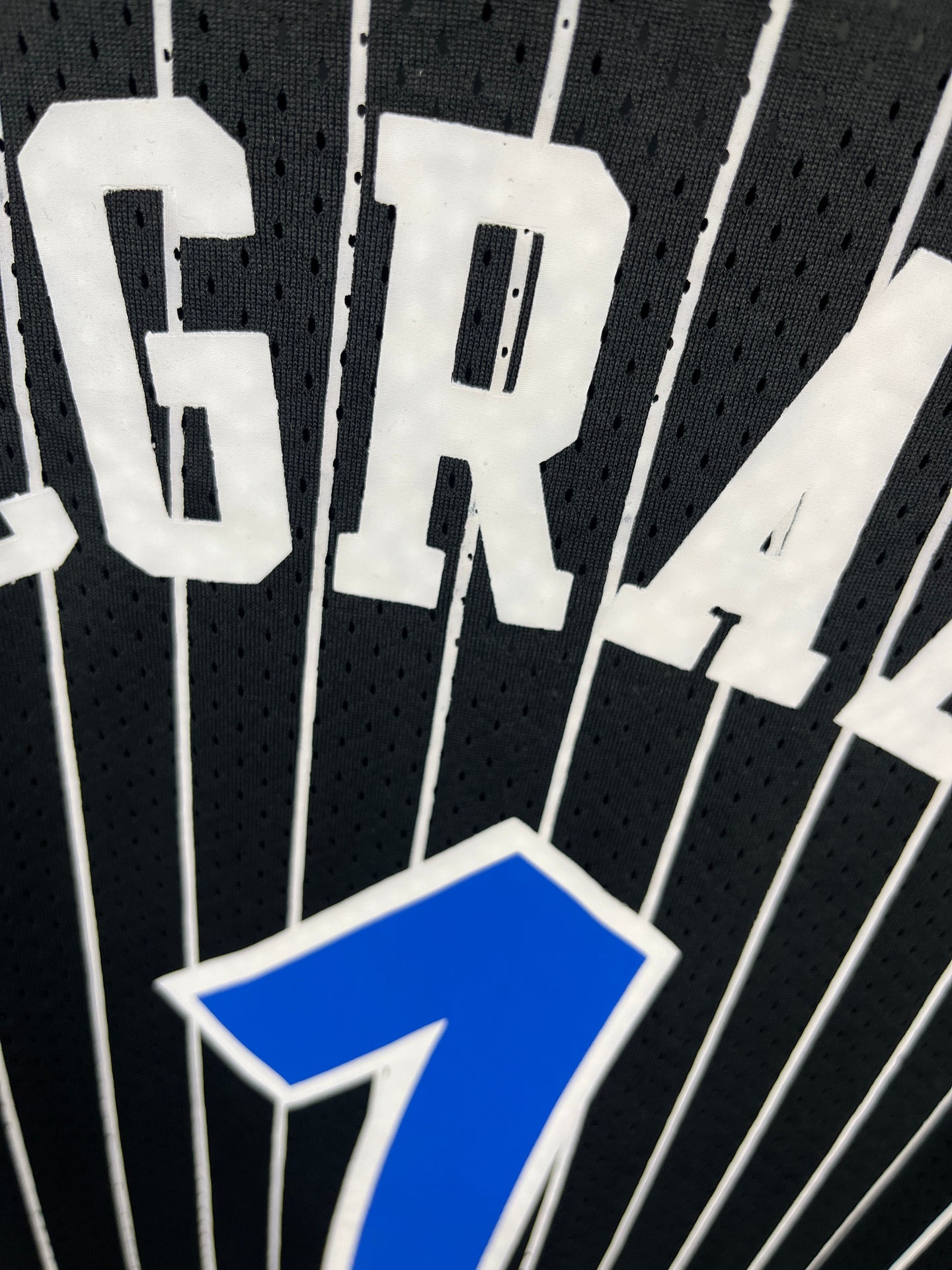 Mc GRADY 1 Orlando Black Magic Mesh Jersey