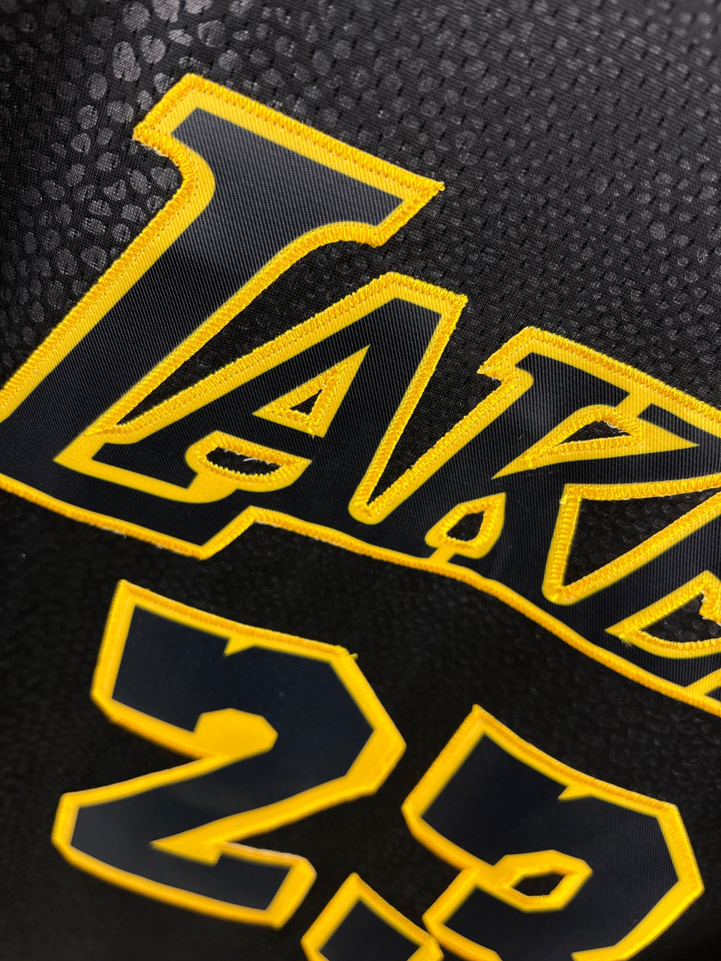 James 23 Black Mamba Lakers NBA Jersey