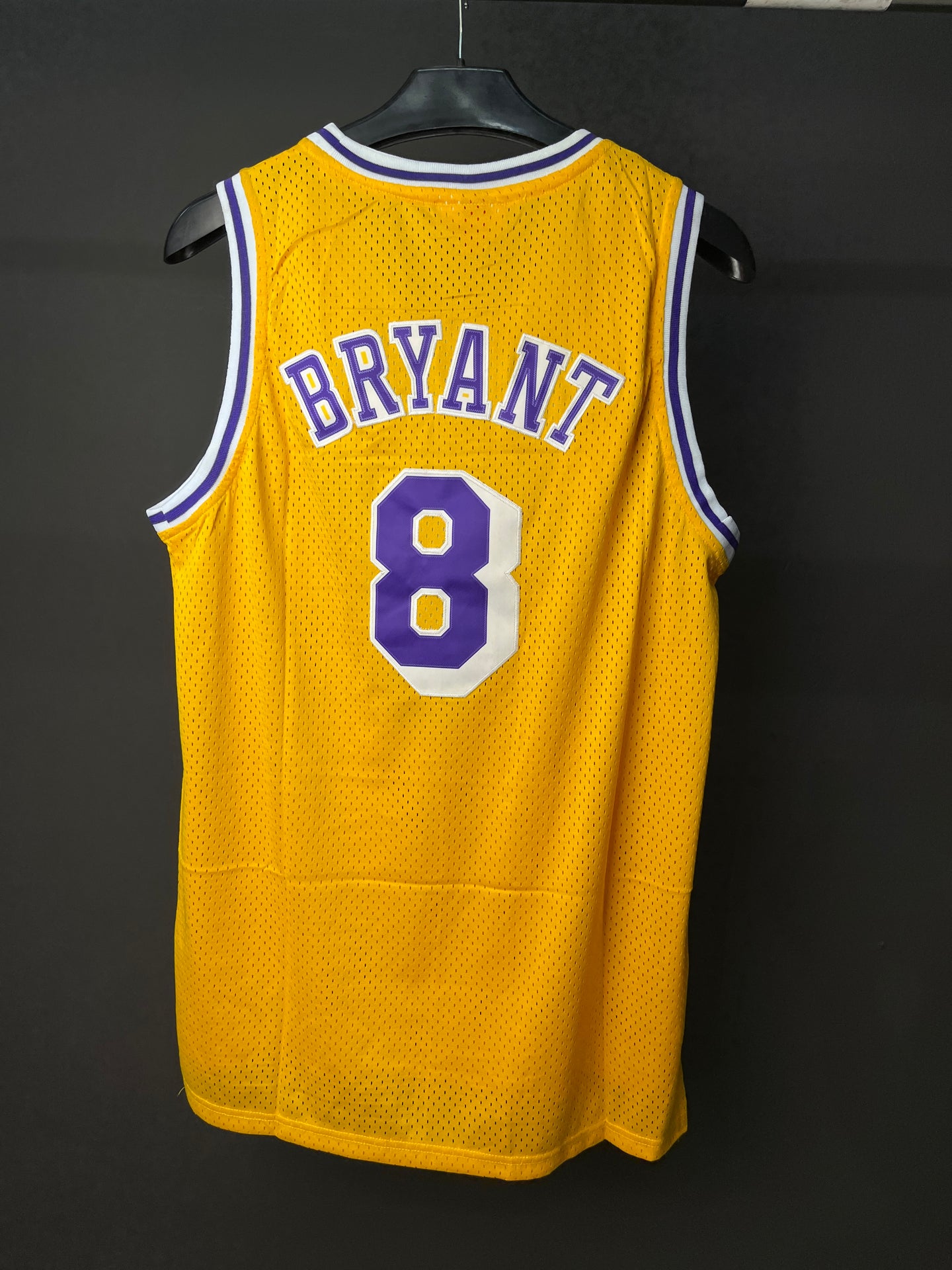 Bryant 8 Yellow Lakers NBA Jersey