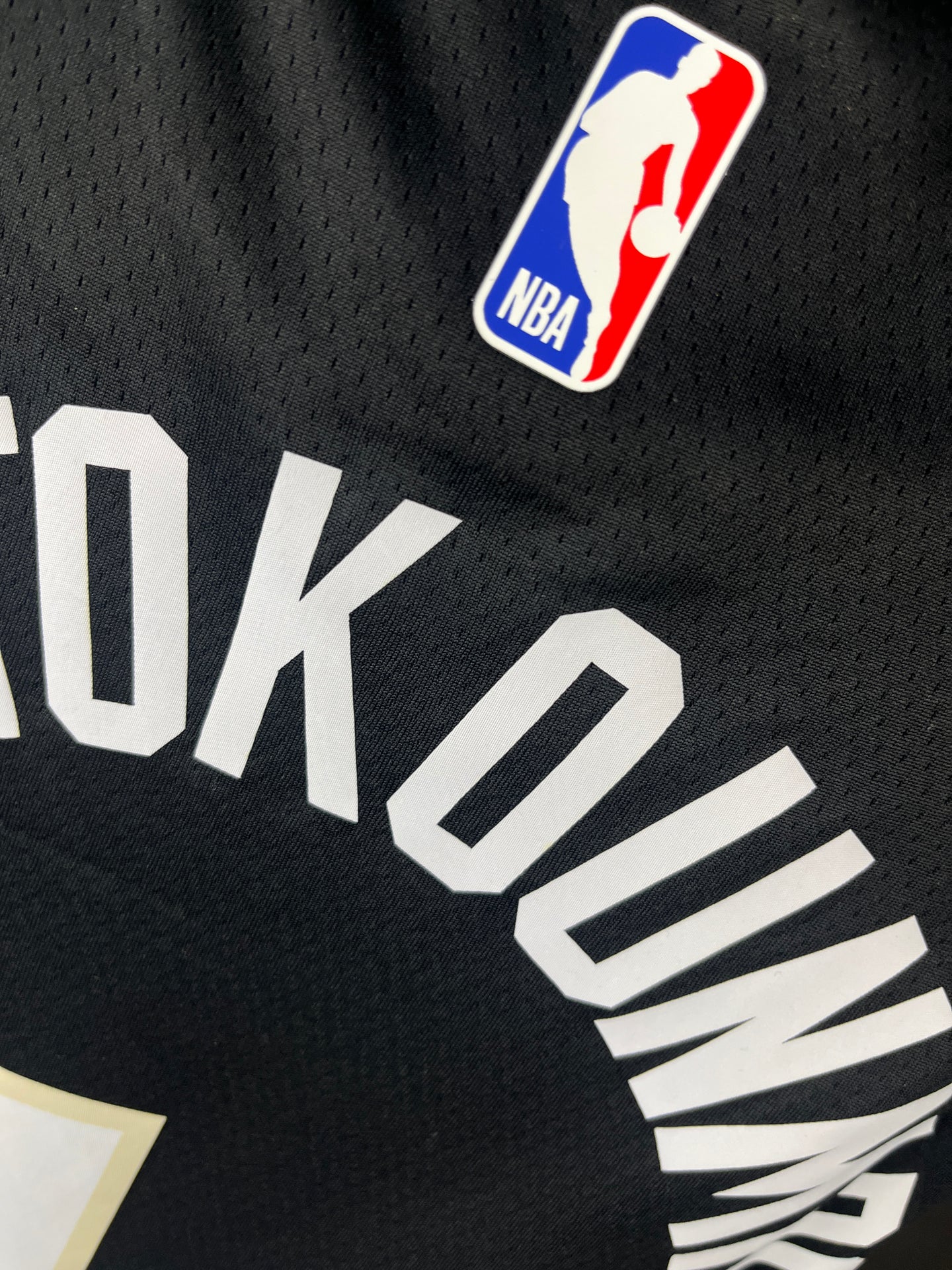 GIANNIS ANTETOKOUMNPO 34 Milwaukee Bucks Heat Pressed Edition NBA Jersey