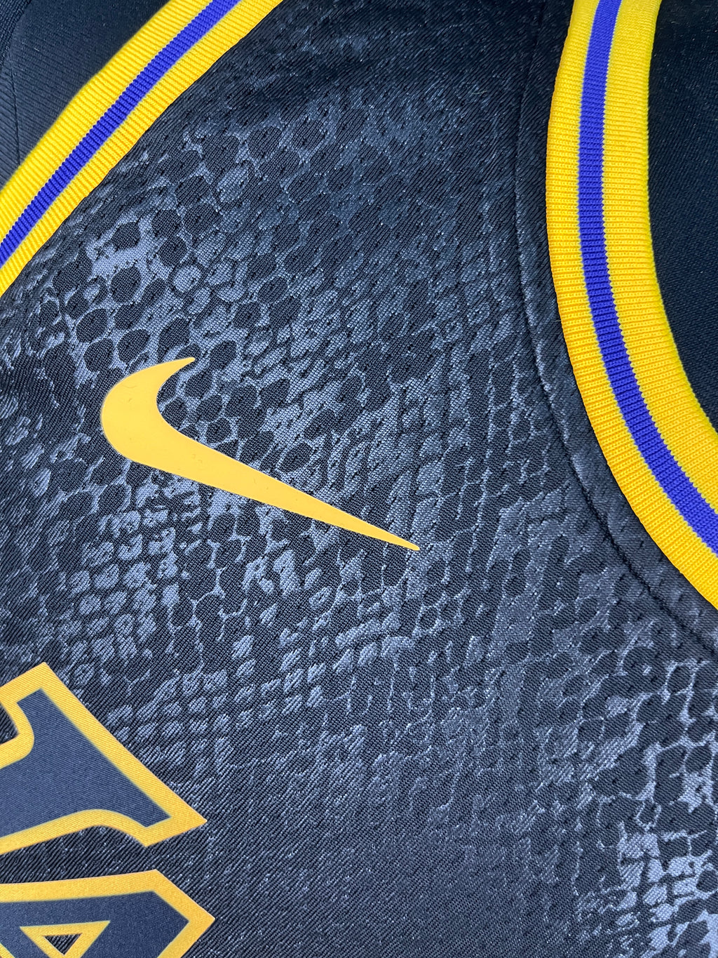 BRYANT 24 Black Los Angeles Lakers Heat Pressed Edition NBA Jersey