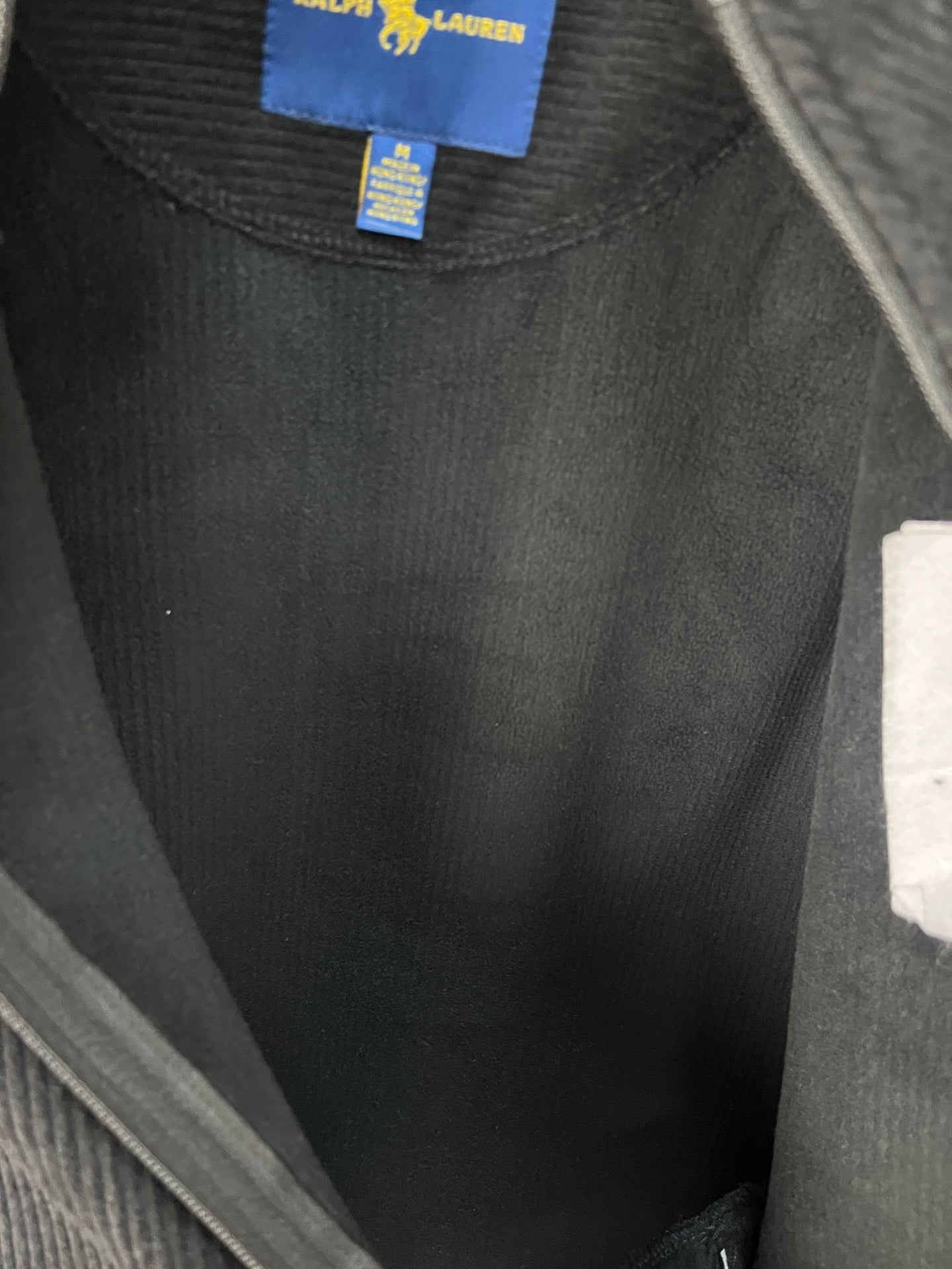 Ralph Lauren Black Jacket Red Logo