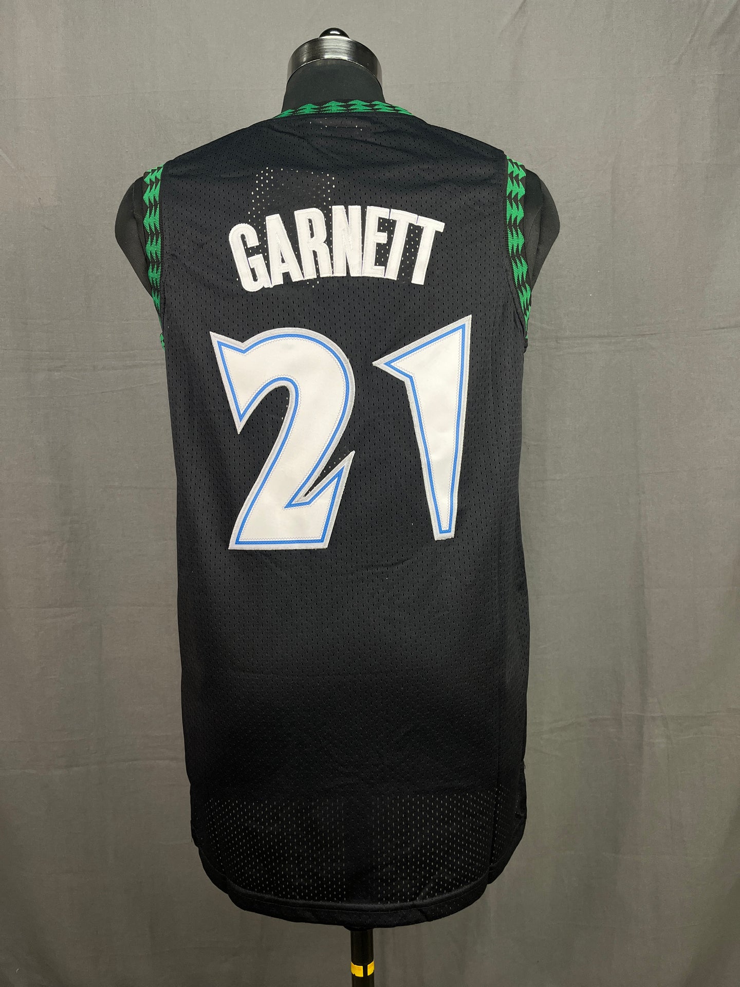 Garnett 21 Timberwolves Black NBA Jersey