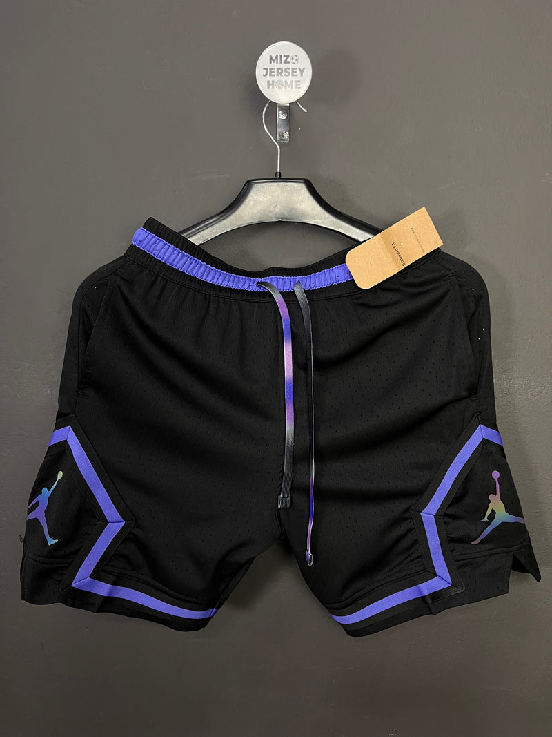 Jordan Dri-FIT Black & Blue Diamond Shorts